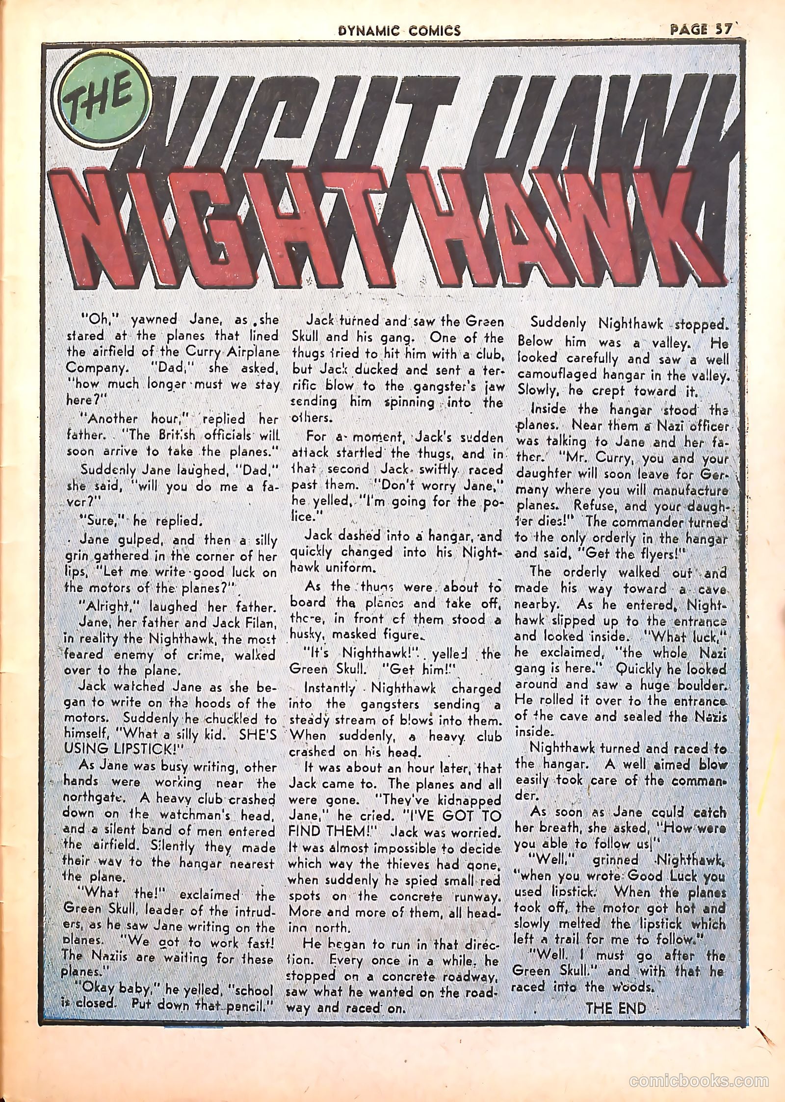 Dynamic Comics #3 (1942) — page 60 of 70