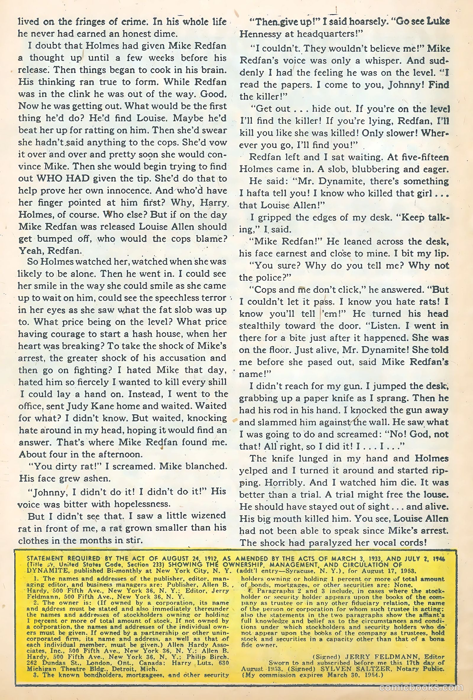 Dynamite #5 (1954) — page 24 of 36