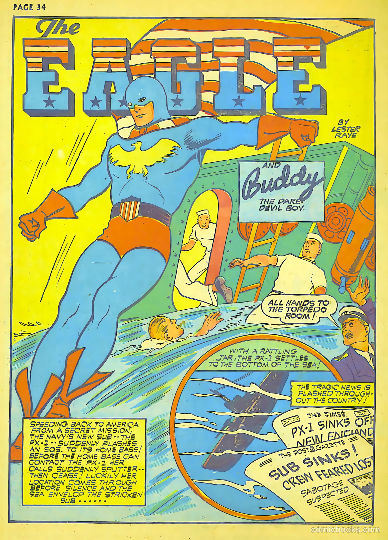 Eagle #2 (1959) — page 34 of 61