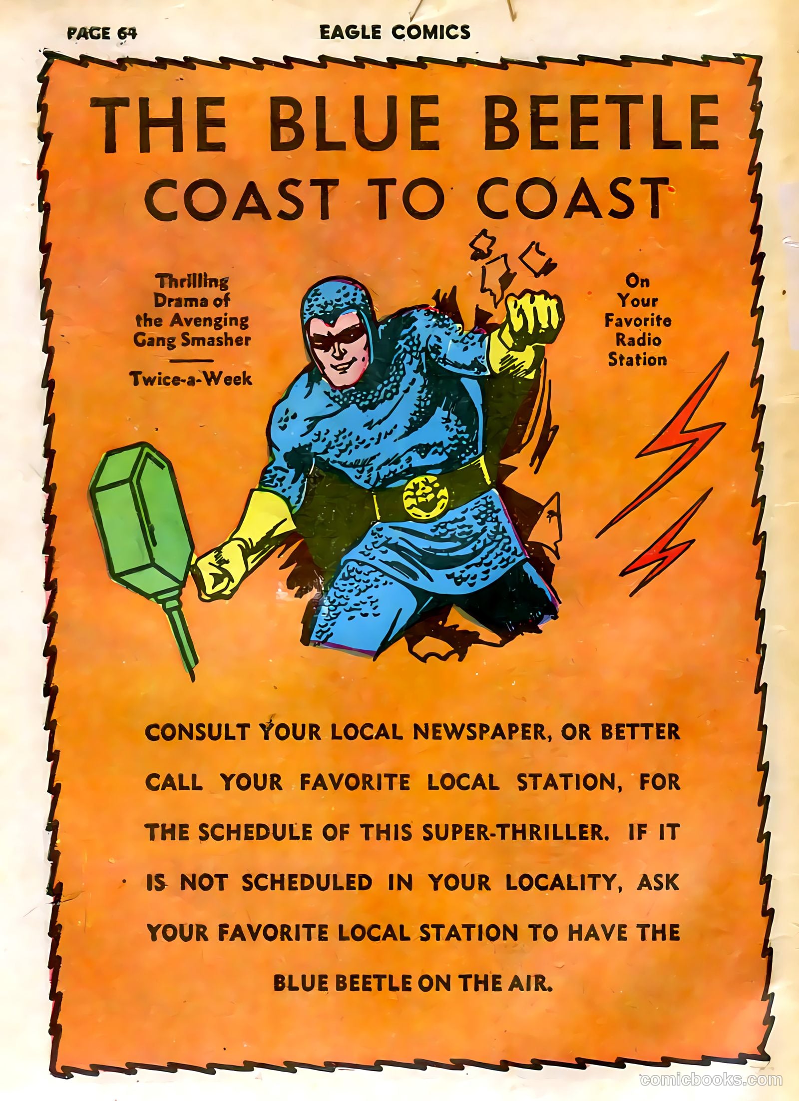 Eagle #4 (1962) — page 64 of 65