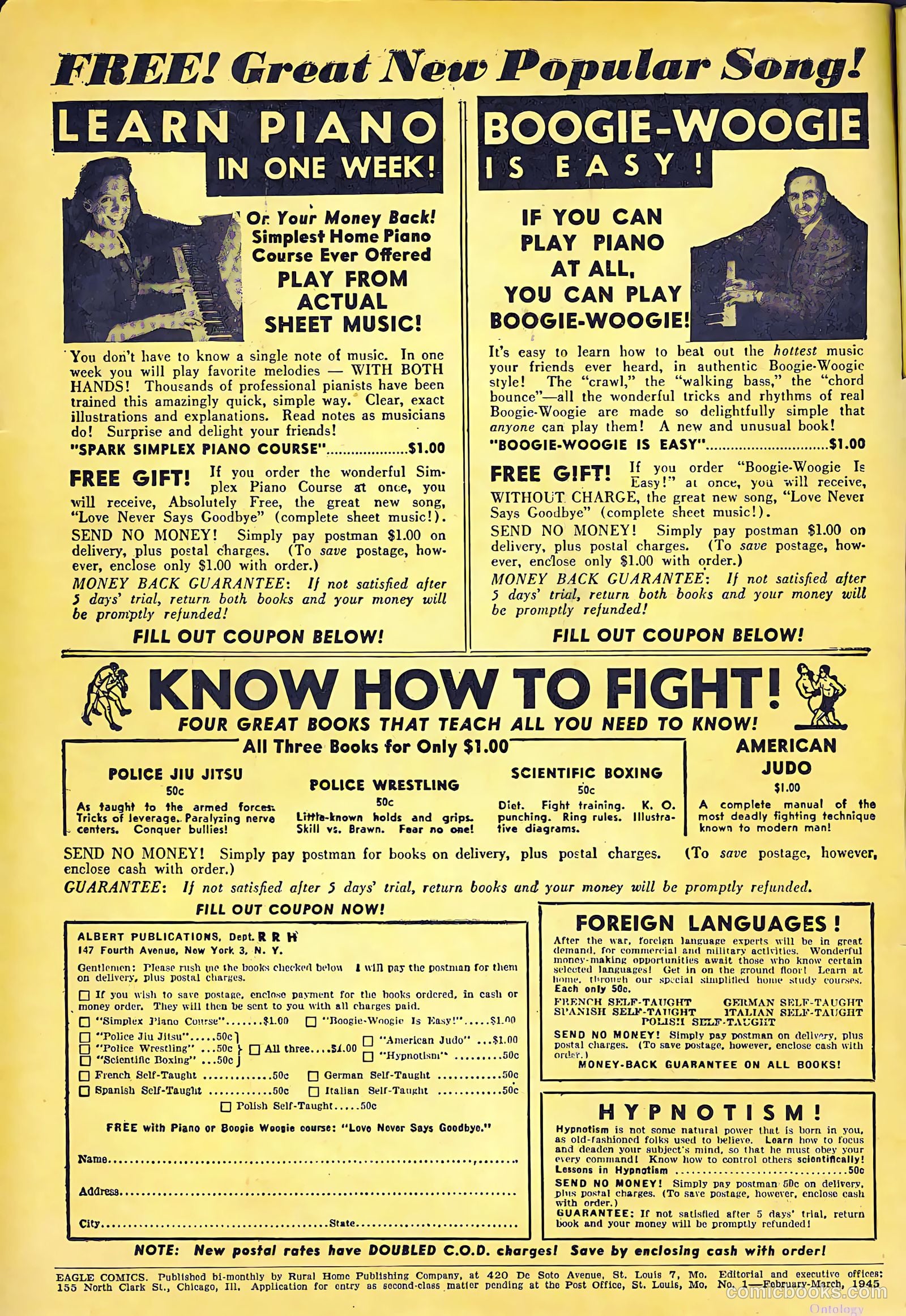 Eagle Comics #1 (1945) — page 2 of 52