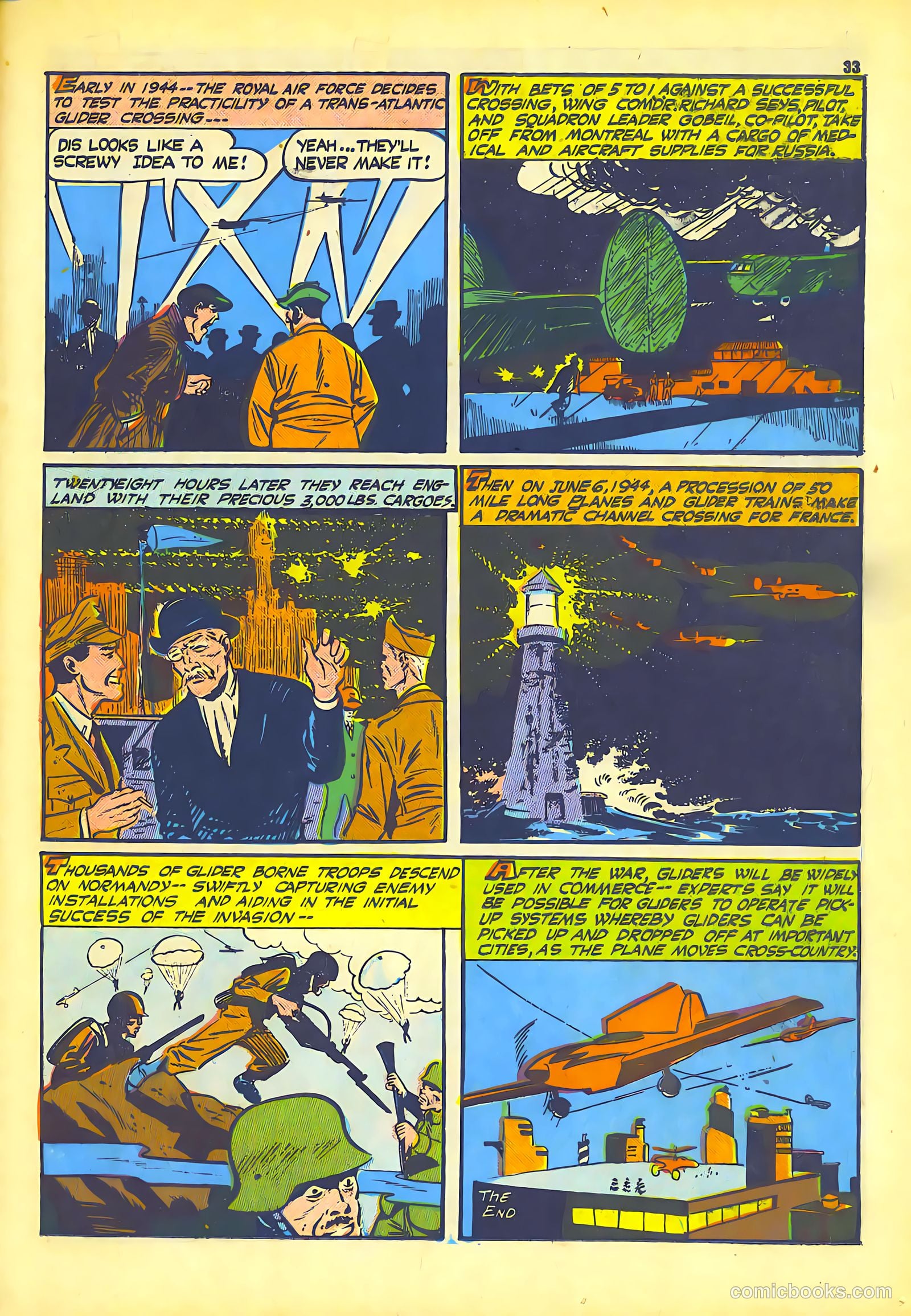Eagle Comics #1 (1945) — page 35 of 52