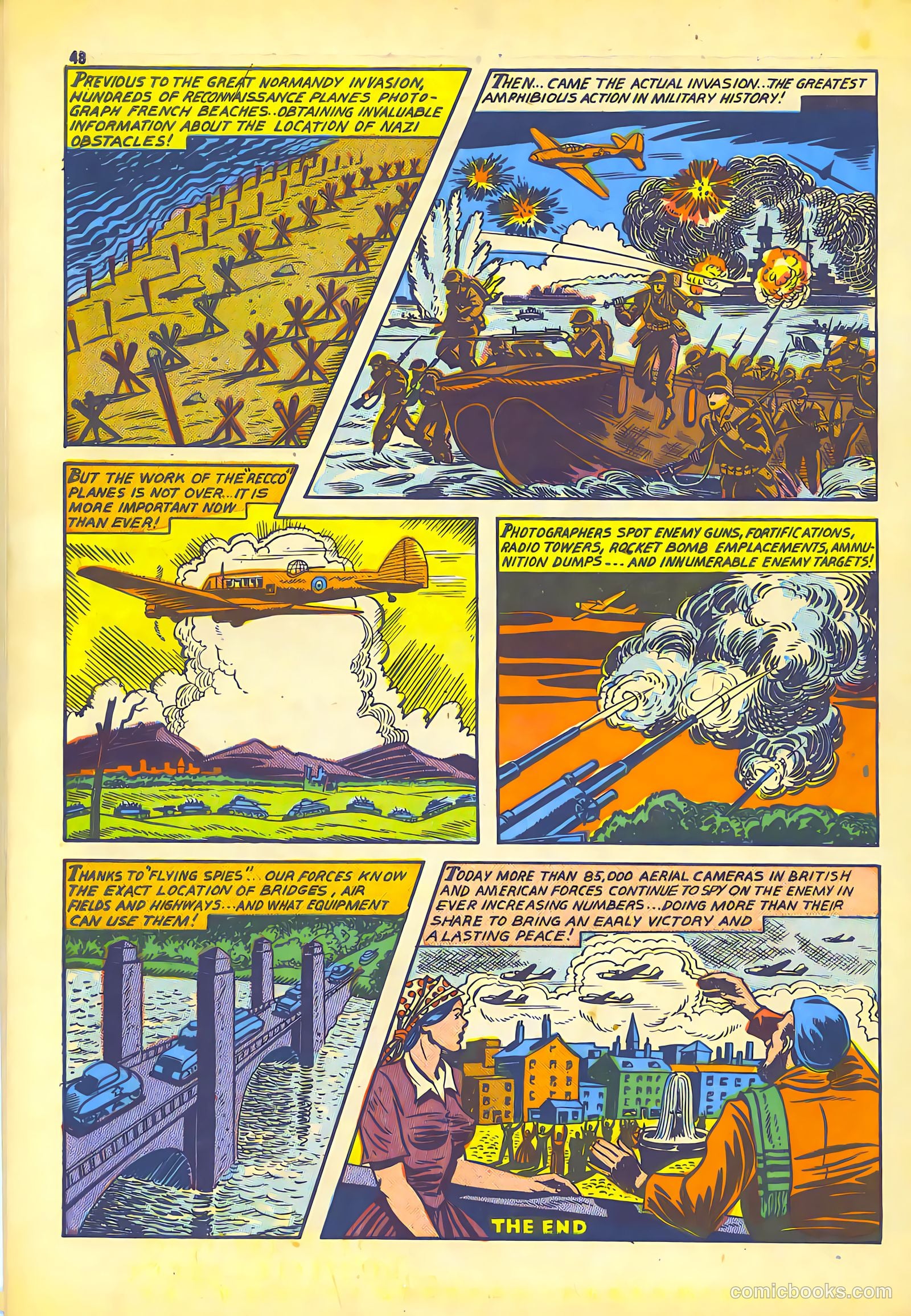 Eagle Comics #1 (1945) — page 50 of 52
