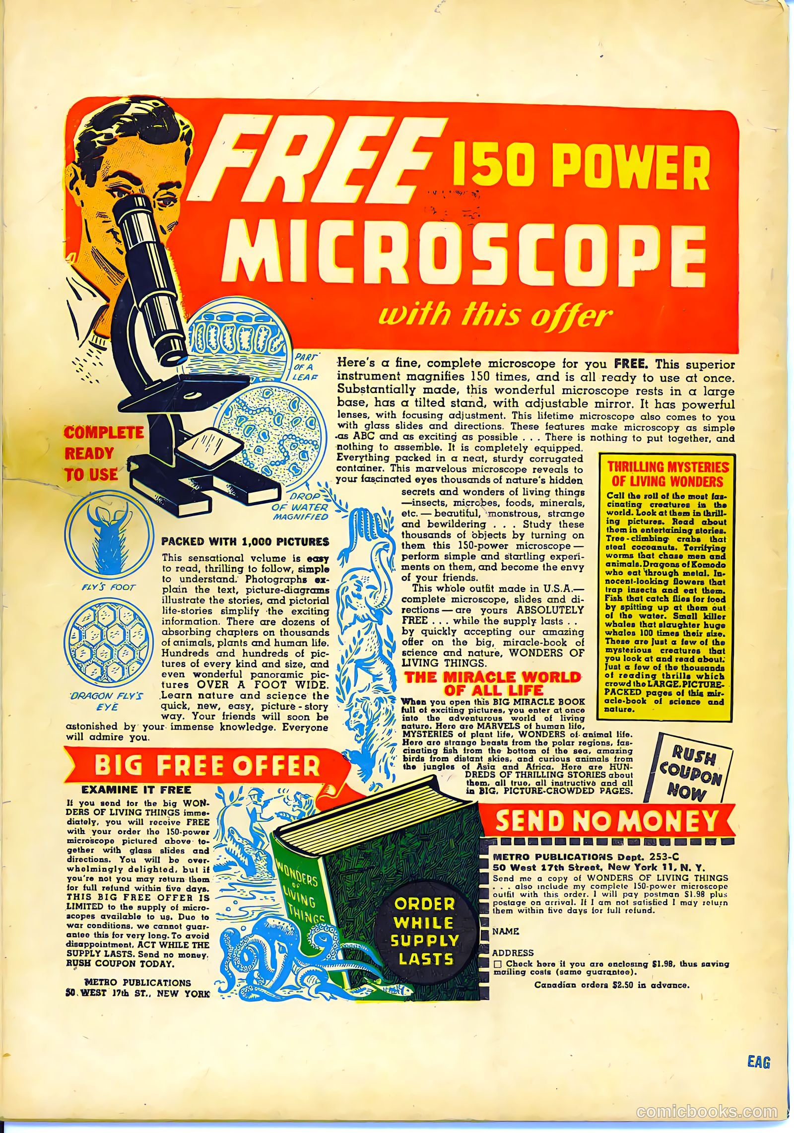 Eagle Comics #1 (1945) — page 52 of 52