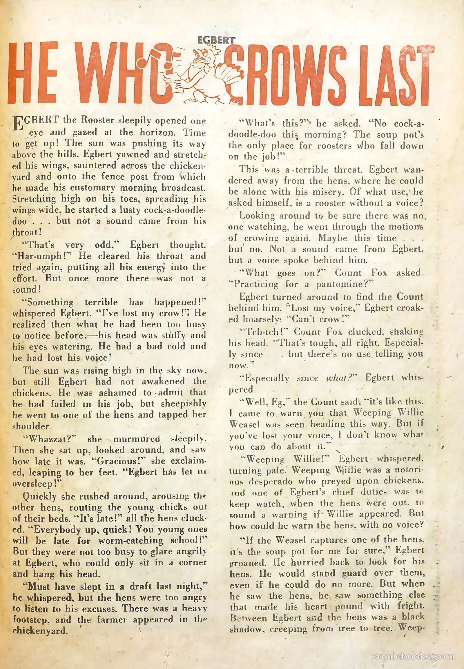 Egbert #10 (1948) — page 37 of 52
