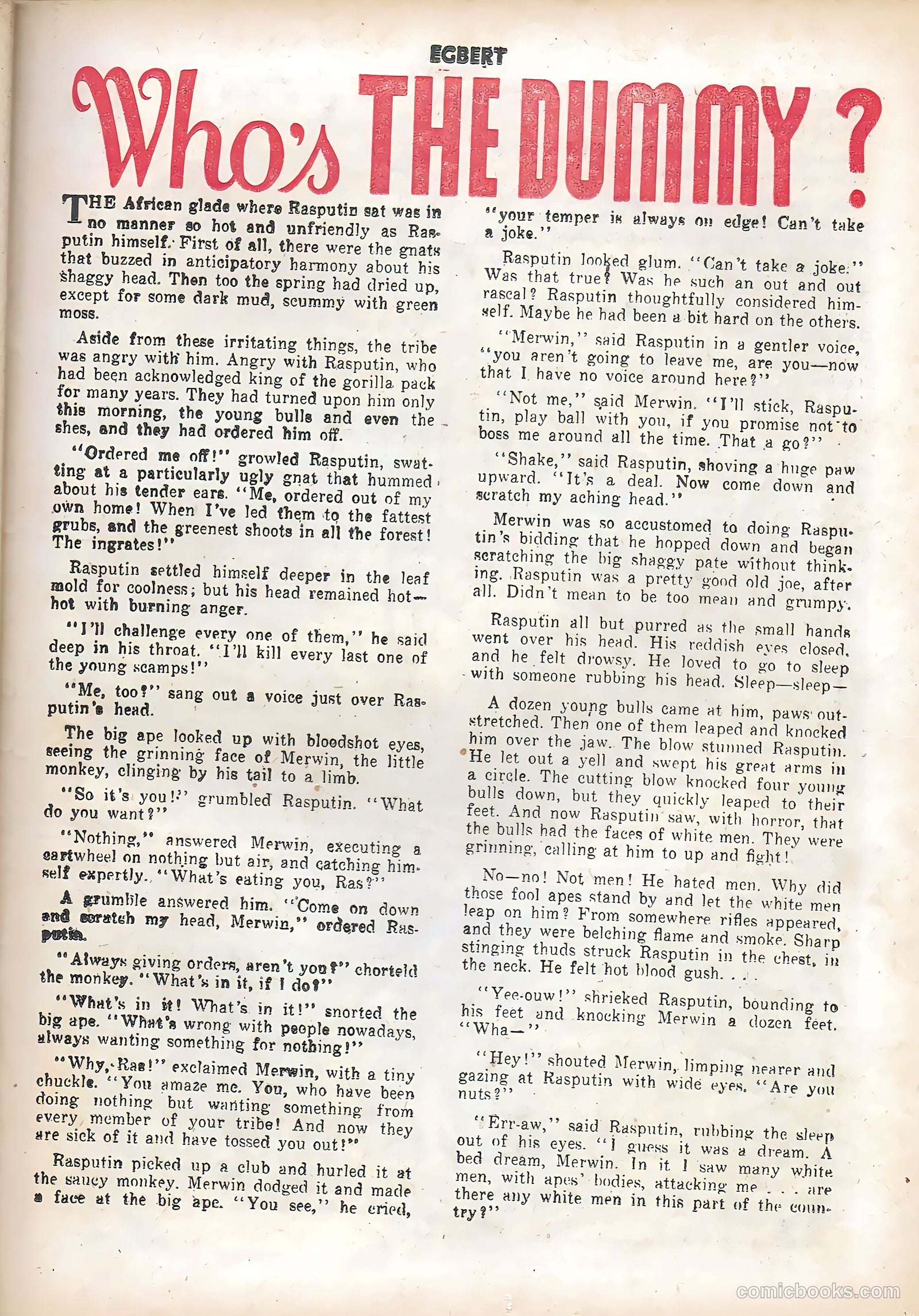 Egbert #11 (1948) — page 37 of 52