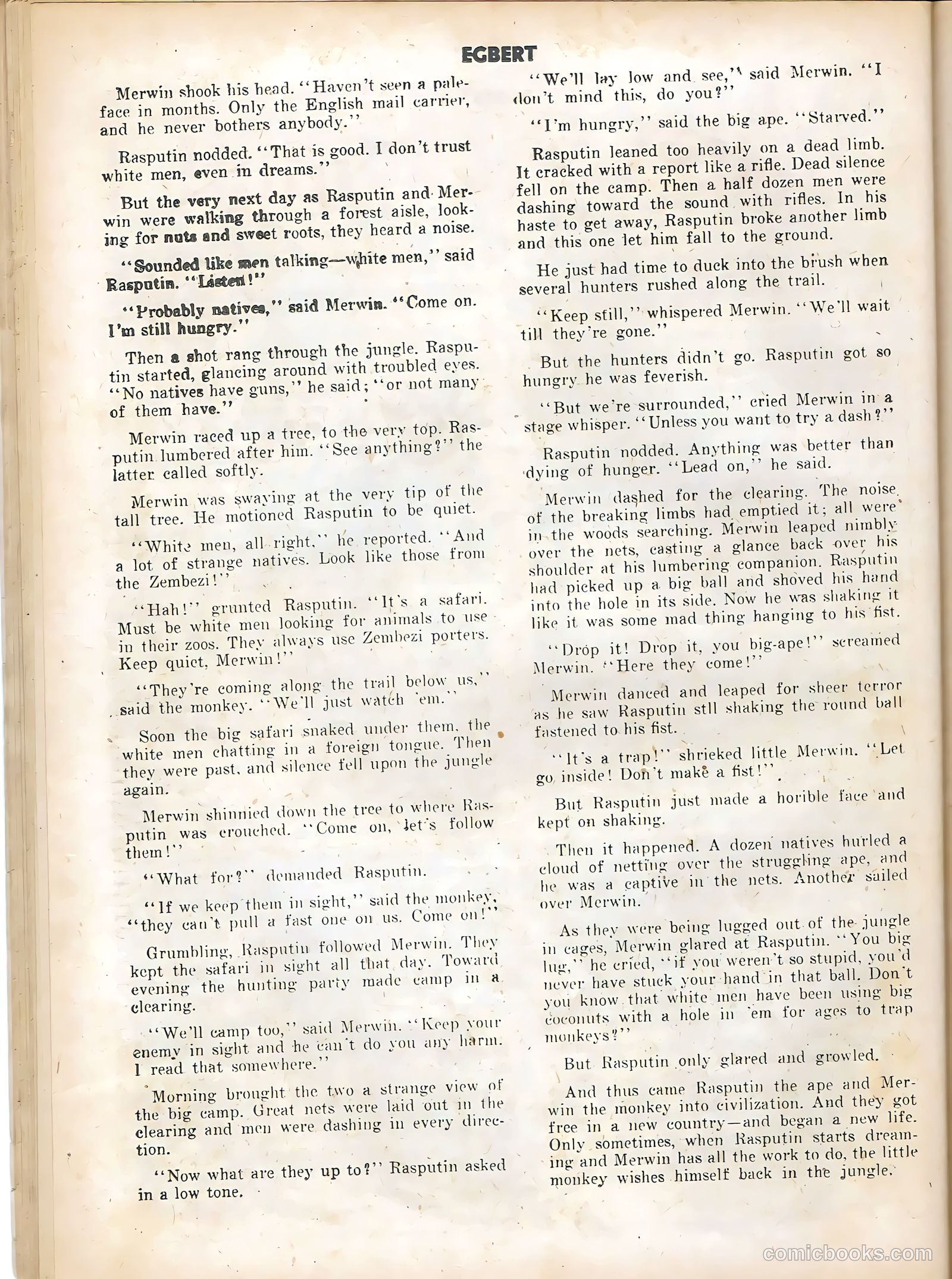 Egbert #11 (1948) — page 38 of 52