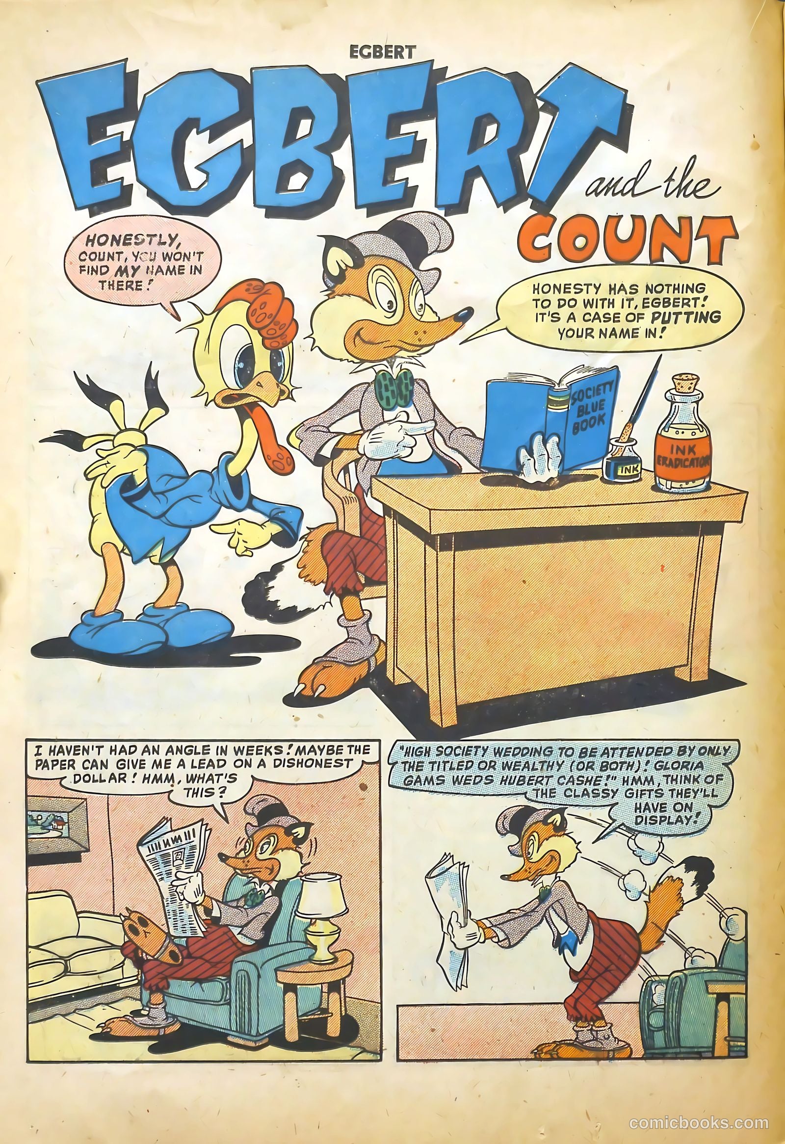 Egbert #14 (1949) — page 16 of 36
