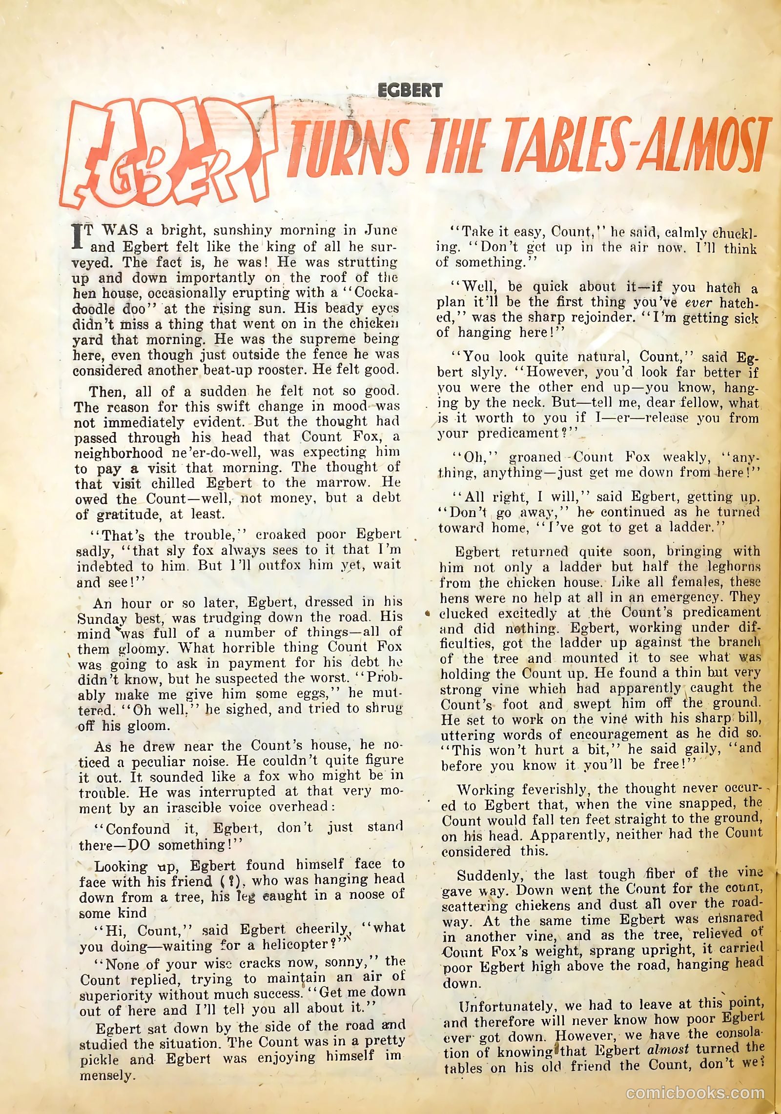 Egbert #14 (1949) — page 28 of 36