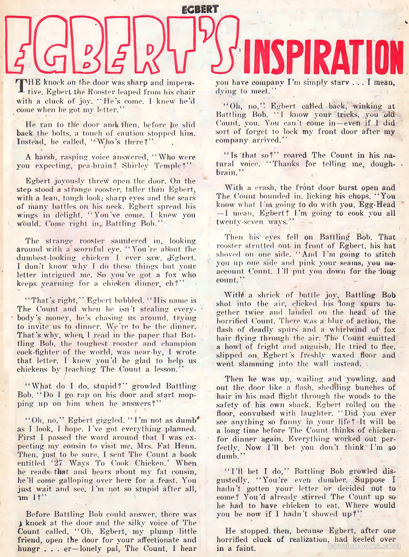 Egbert #15 (1949) — page 27 of 36