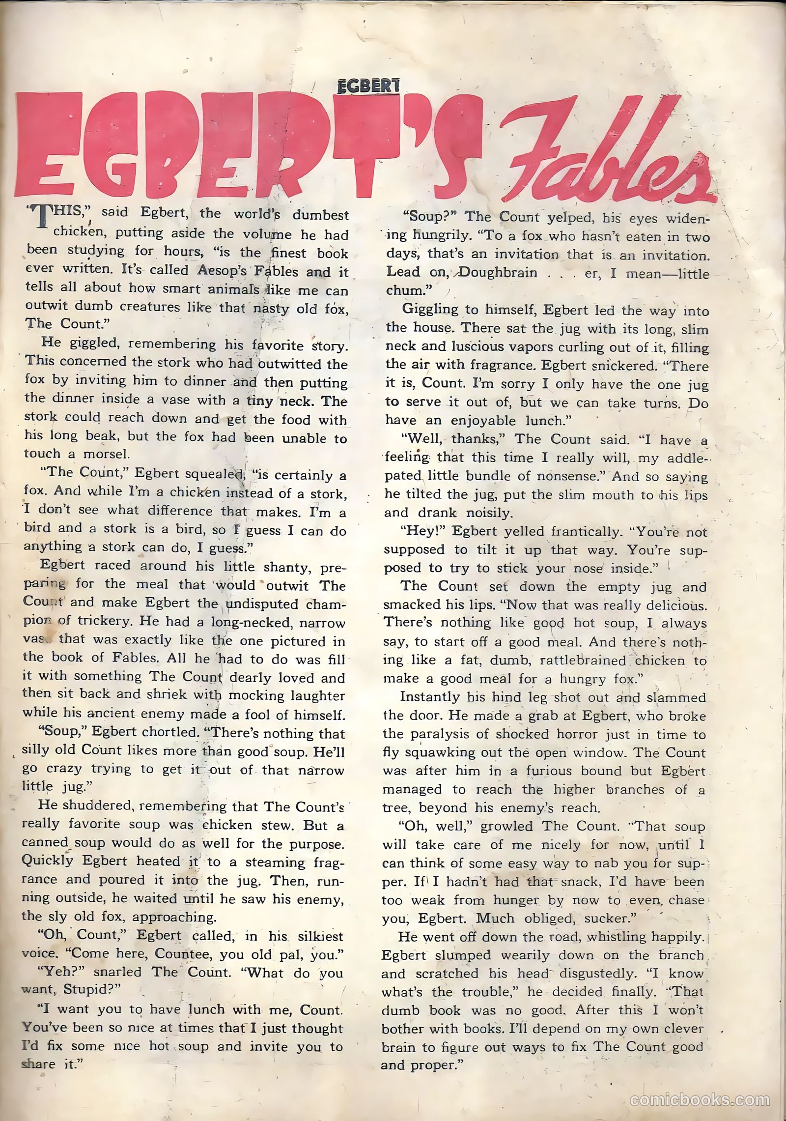 Egbert #16 (1949) — page 27 of 36