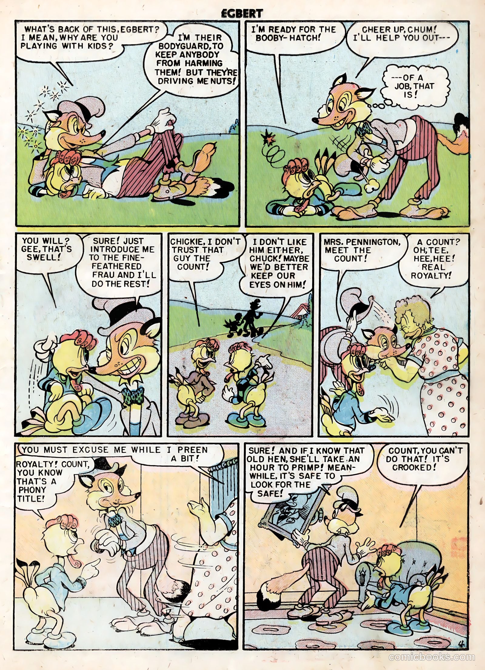 Egbert #17 (1950) — page 31 of 36