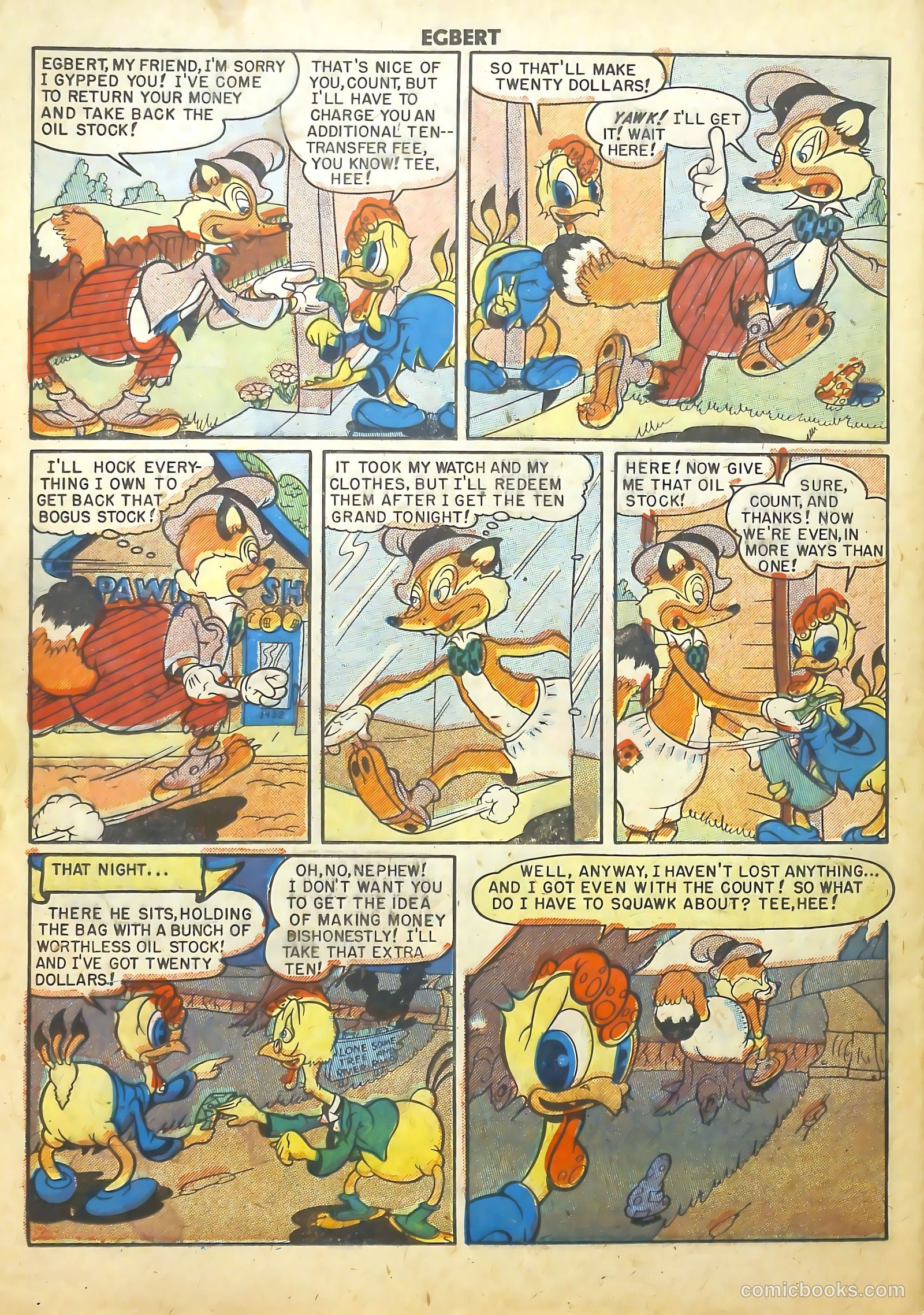 Egbert #18 (1950) — page 8 of 36