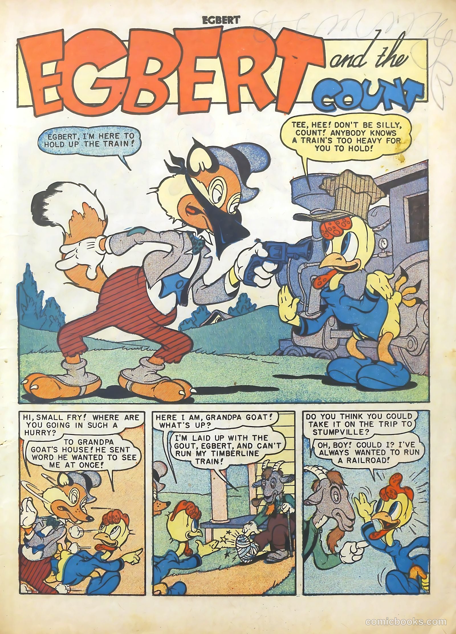 Egbert #19 (1950) — page 3 of 36