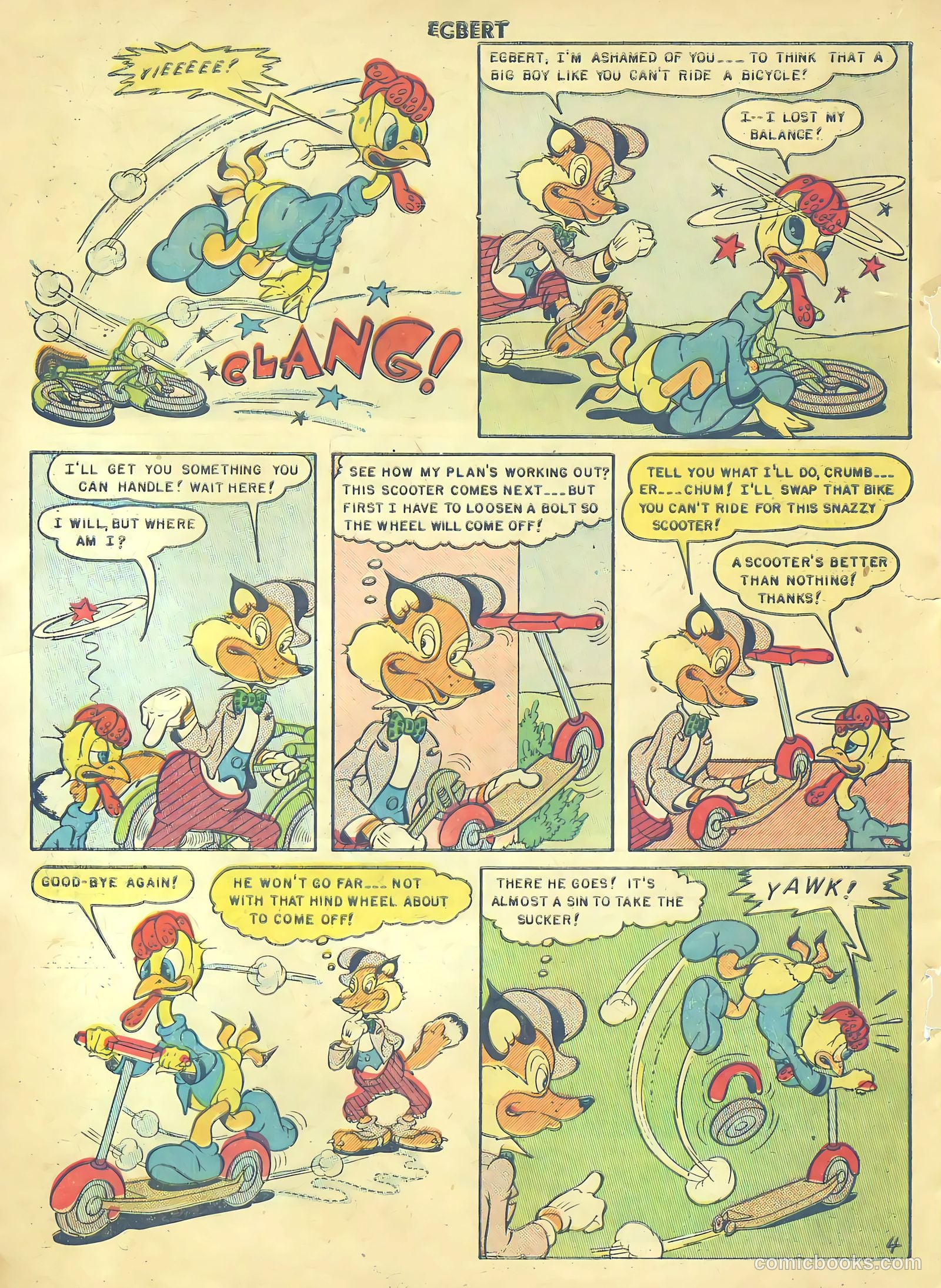 Egbert #20 (1950) — page 18 of 36