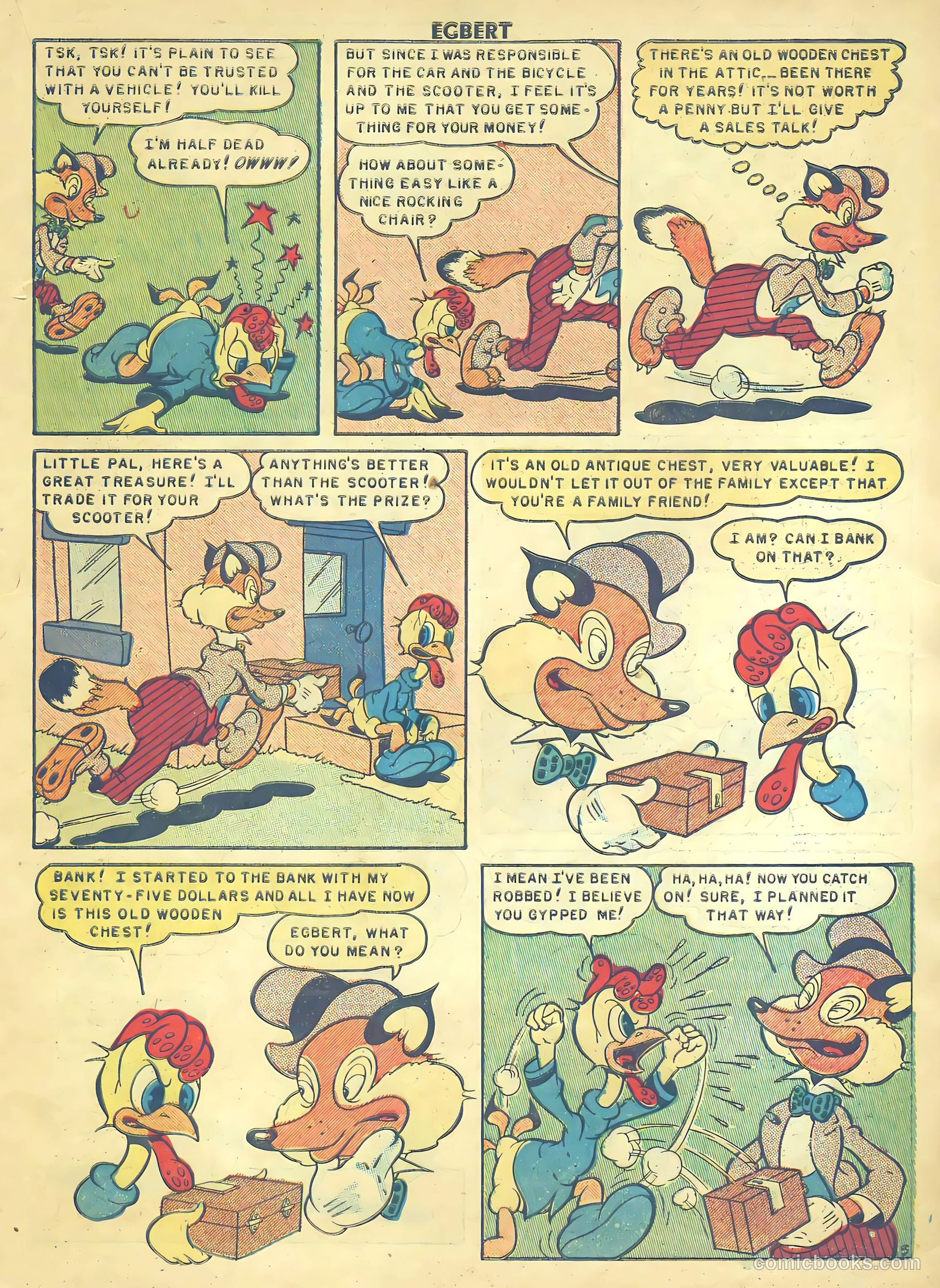 Egbert #20 (1950) — page 19 of 36