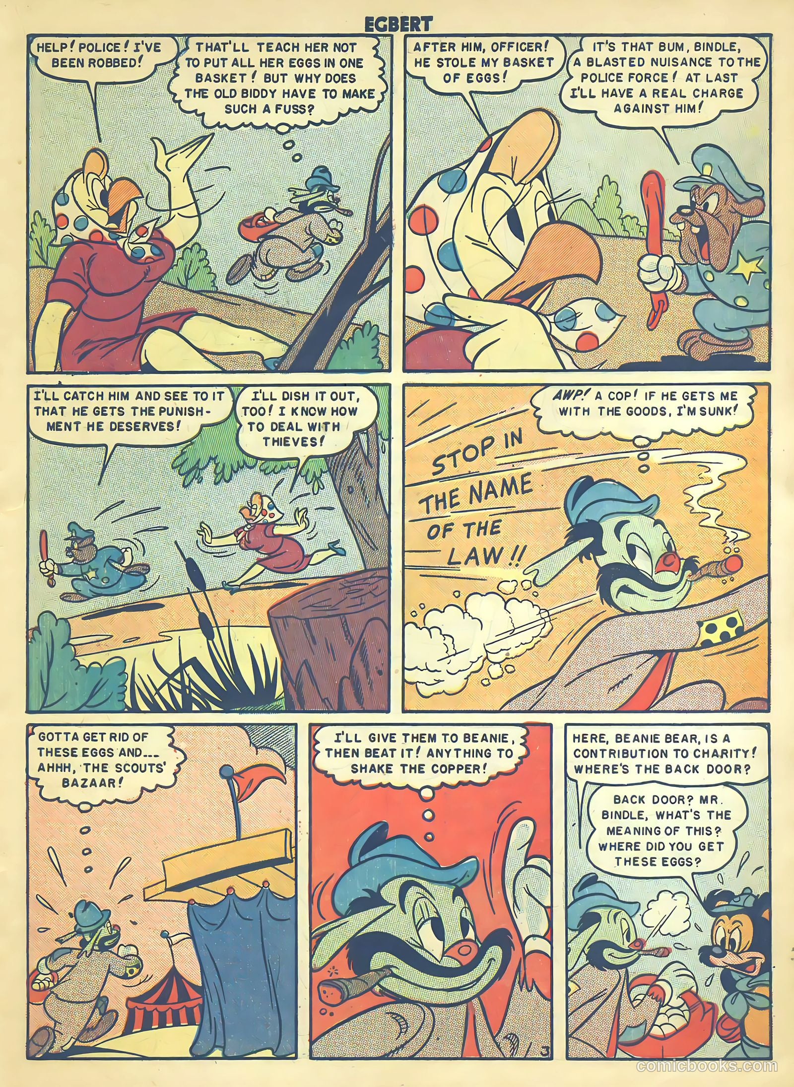 Egbert #20 (1950) — page 23 of 36