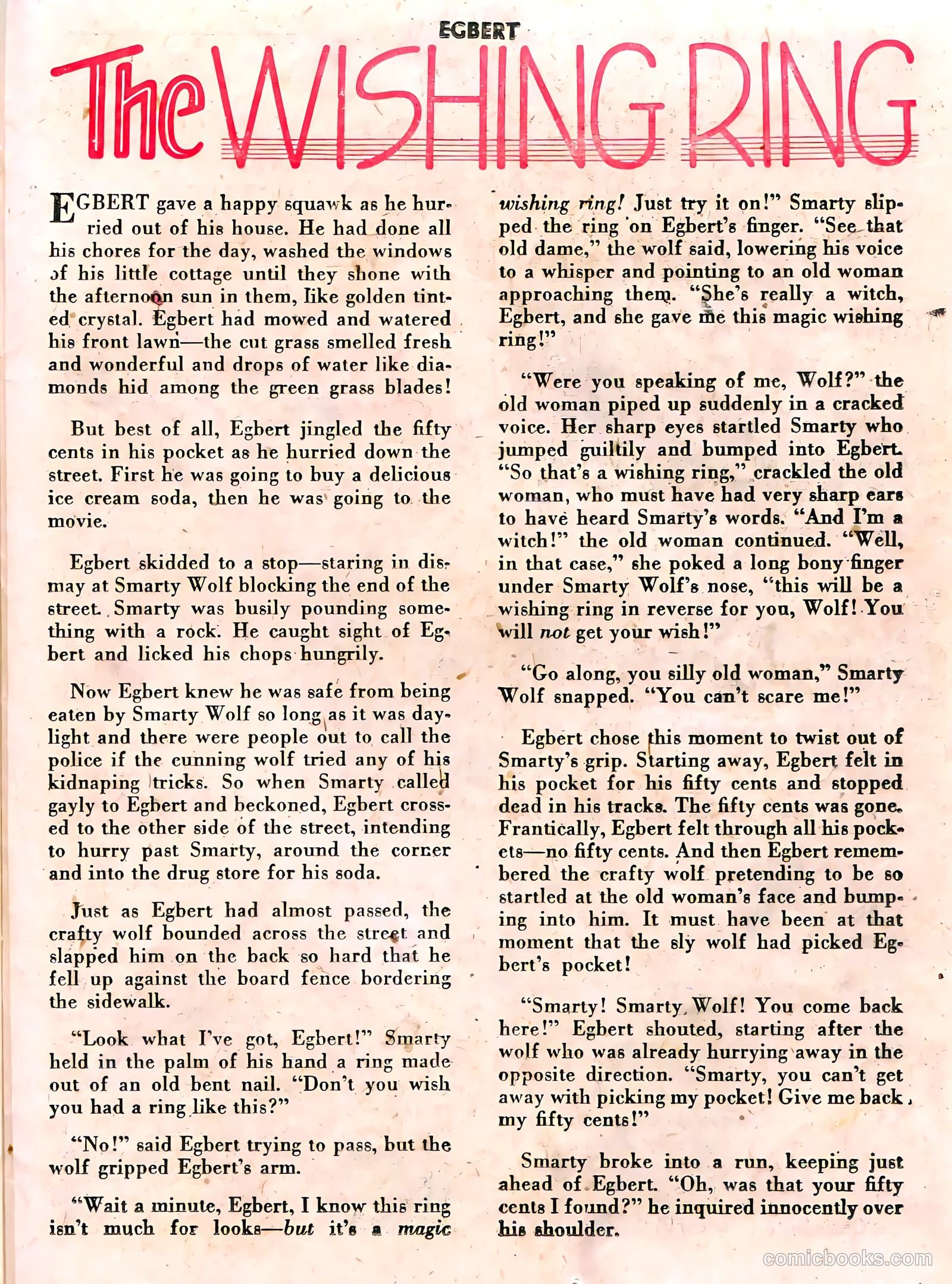 Egbert #5 (1947) — page 37 of 52