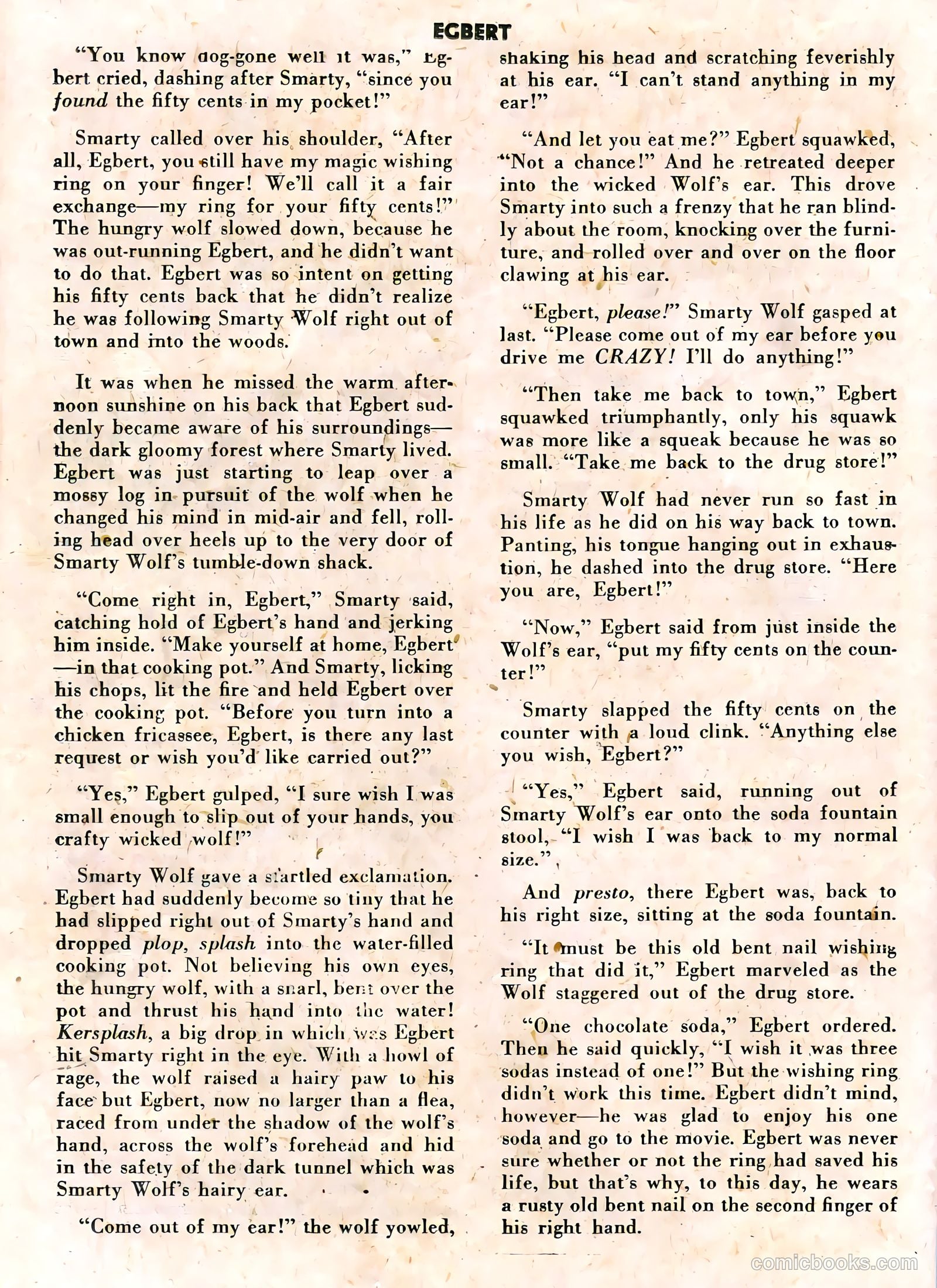 Egbert #5 (1947) — page 38 of 52