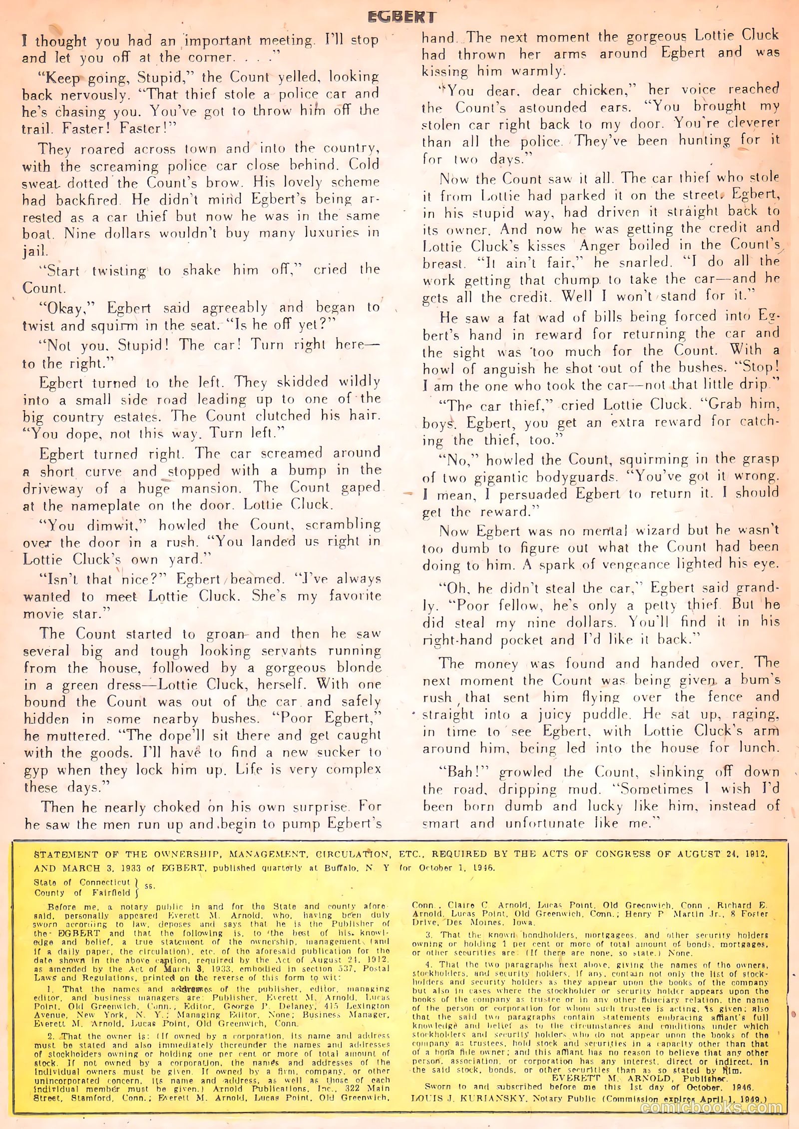 Egbert #6 (1947) — page 38 of 52