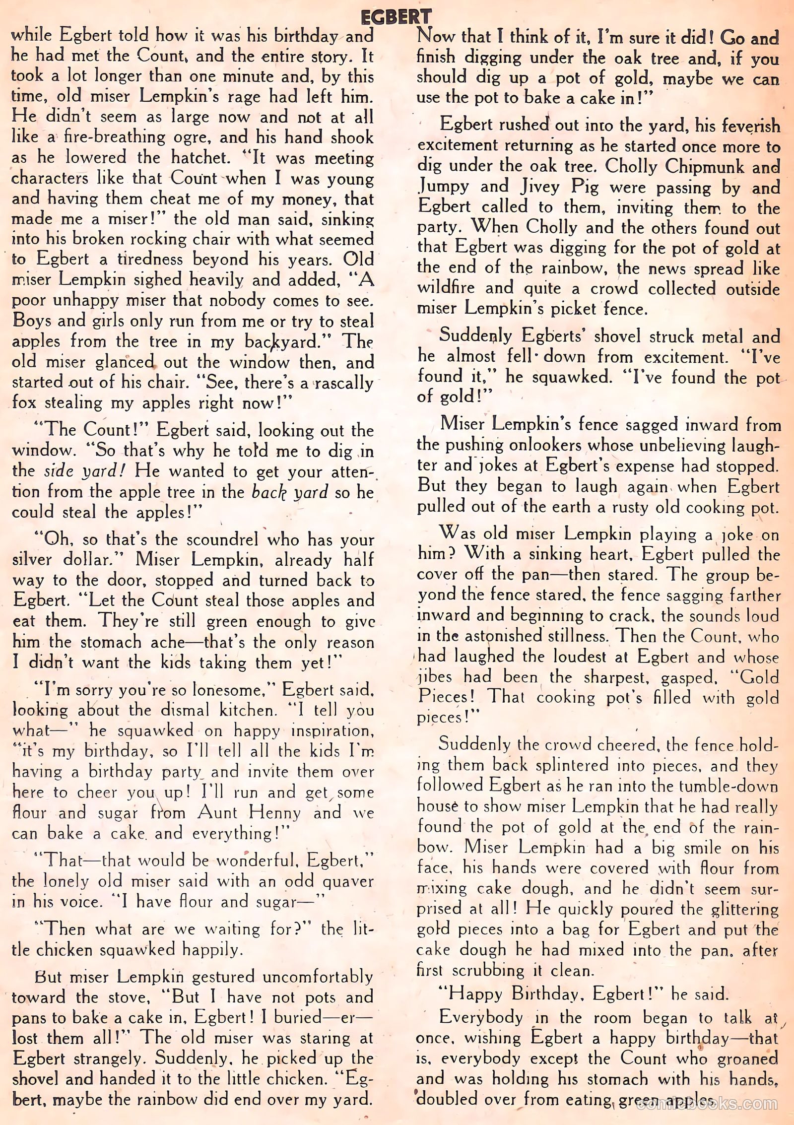 Egbert #7 (1947) — page 38 of 52