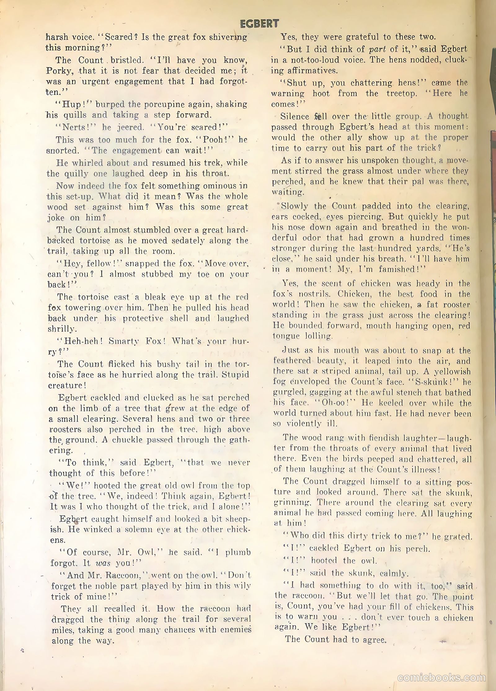 Egbert #8 (1947) — page 38 of 52
