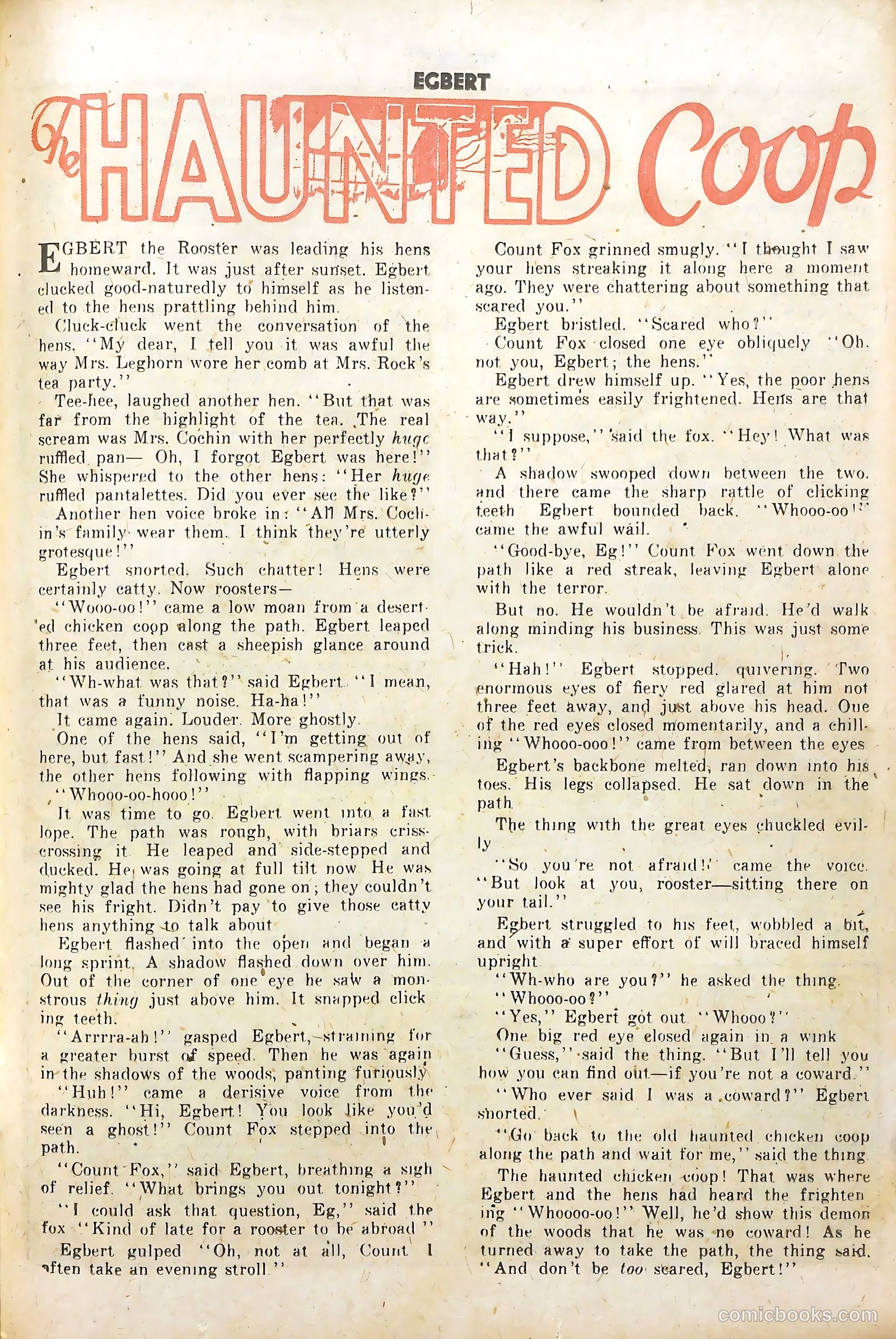 Egbert #9 (1948) — page 37 of 52