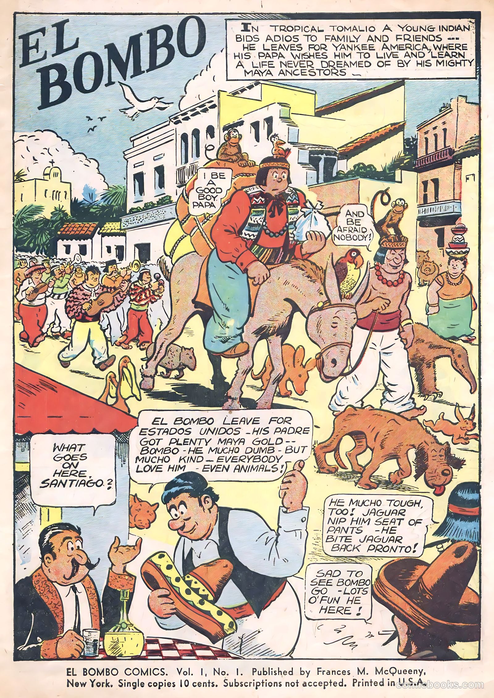 El Bombo Comics #1 (1946) — page 3 of 36