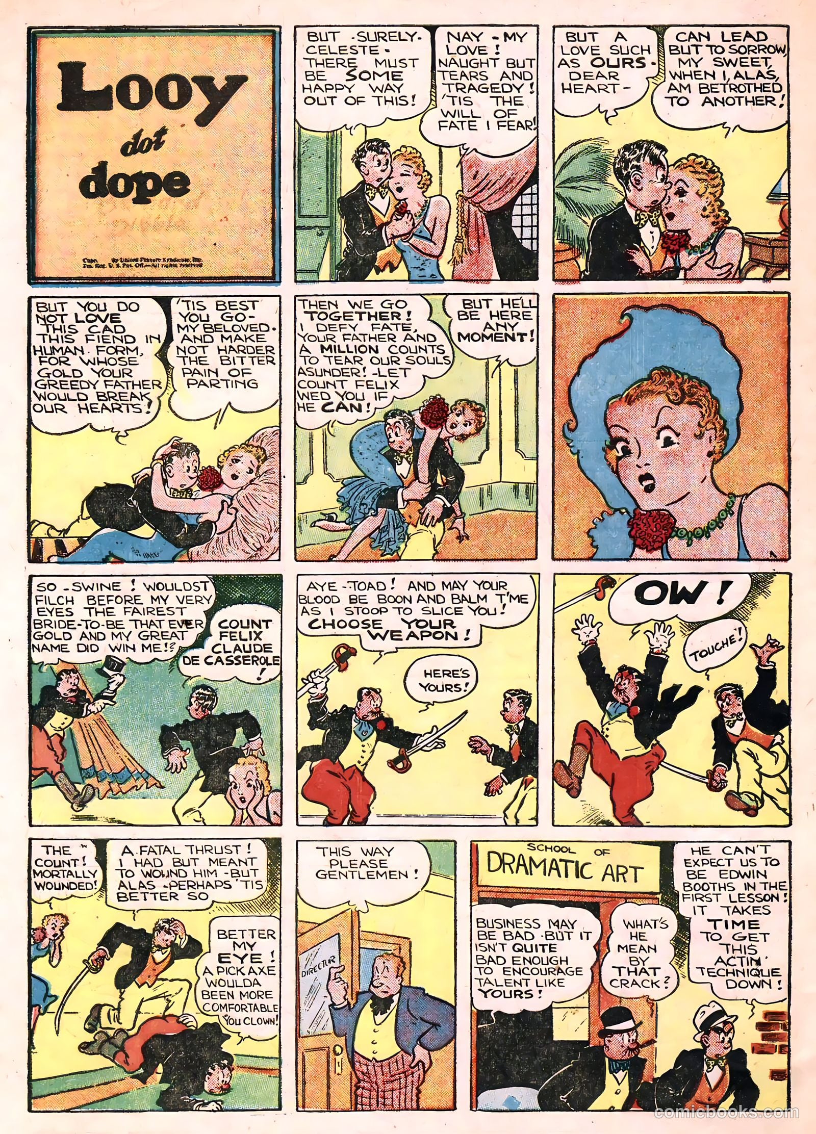 El Bombo Comics #1 (1946) — page 34 of 36