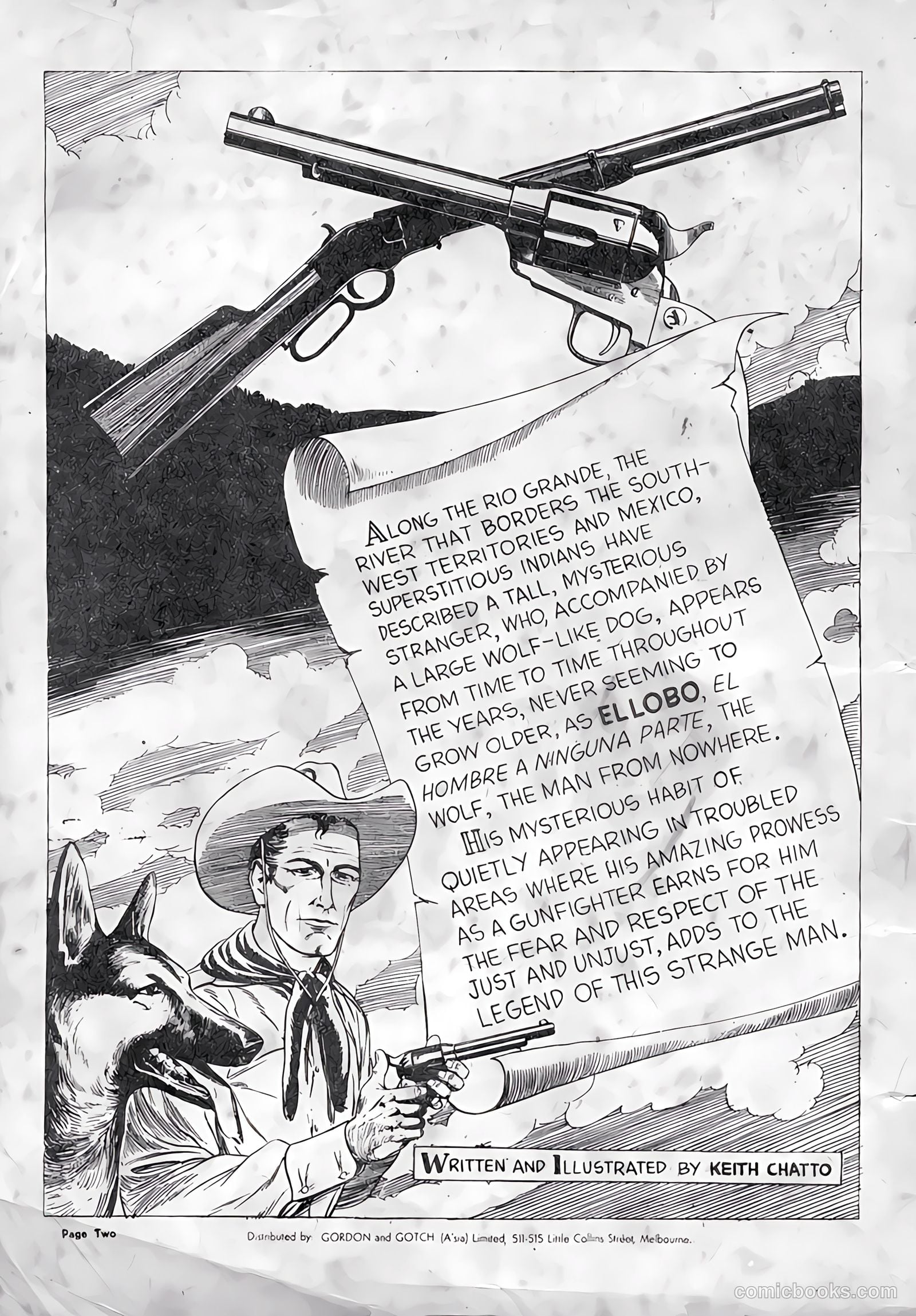 El Lobo The Man from Nowhere #15 — page 2 of 32