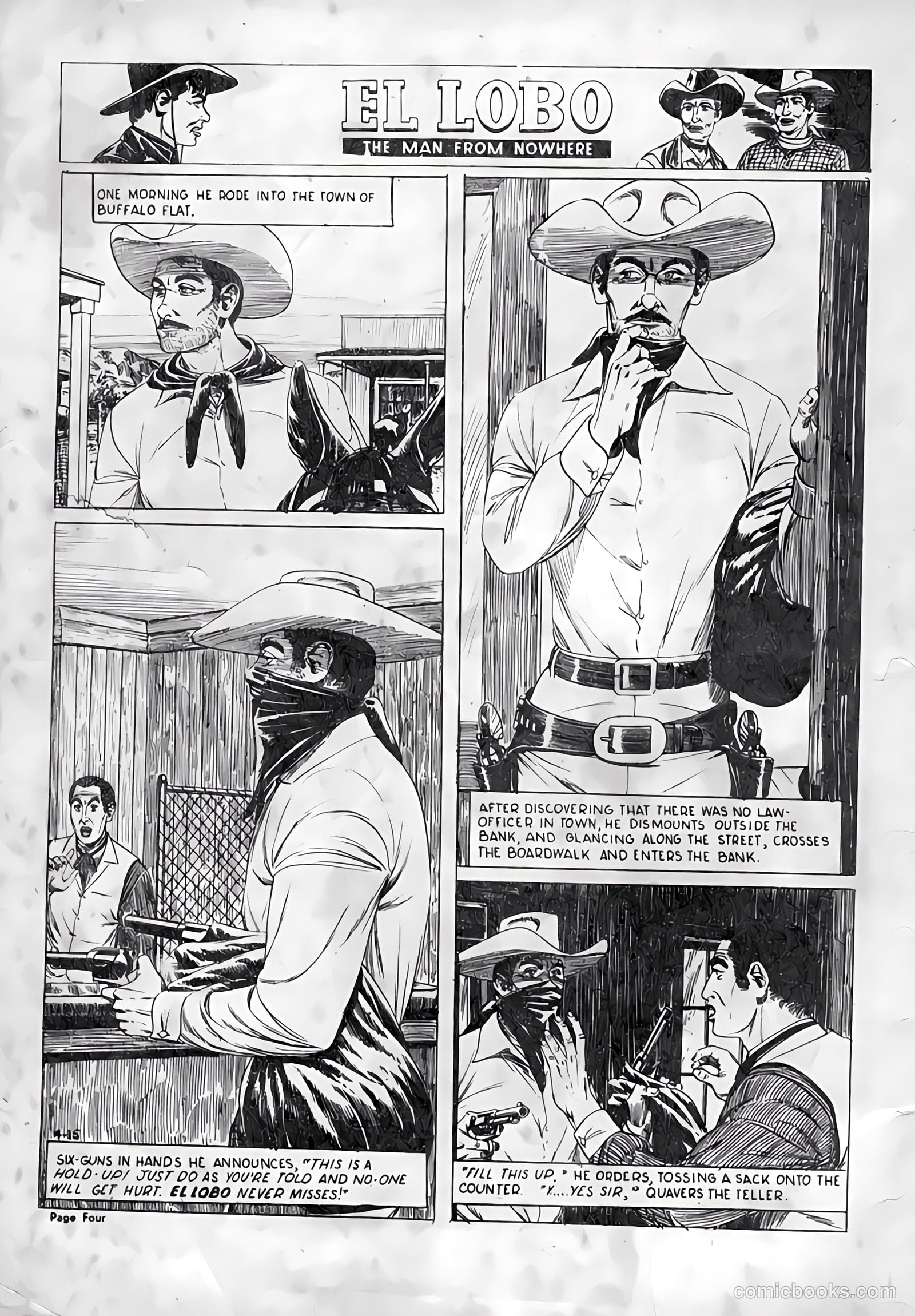 El Lobo The Man from Nowhere #15 — page 4 of 32