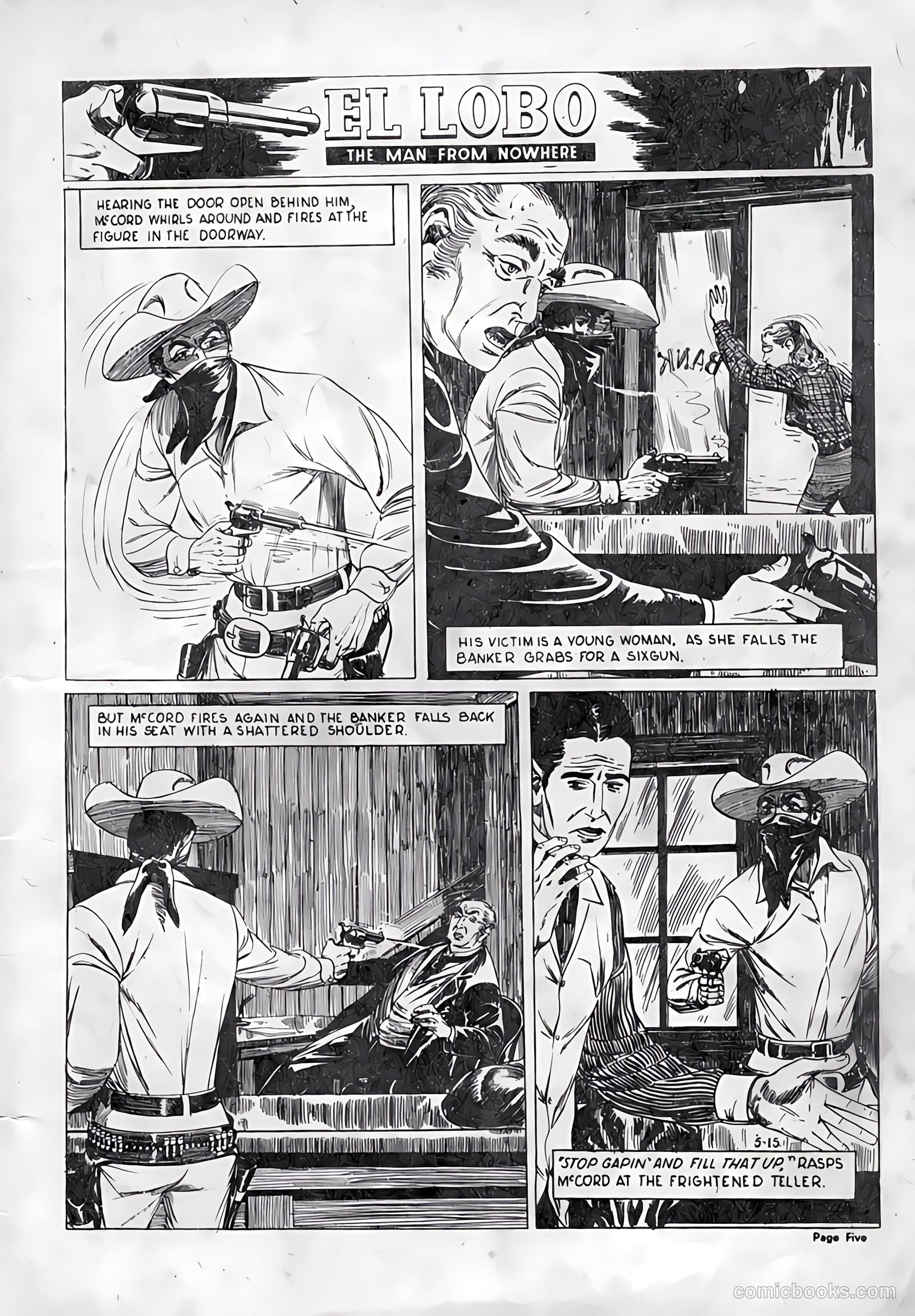 El Lobo The Man from Nowhere #15 — page 5 of 32