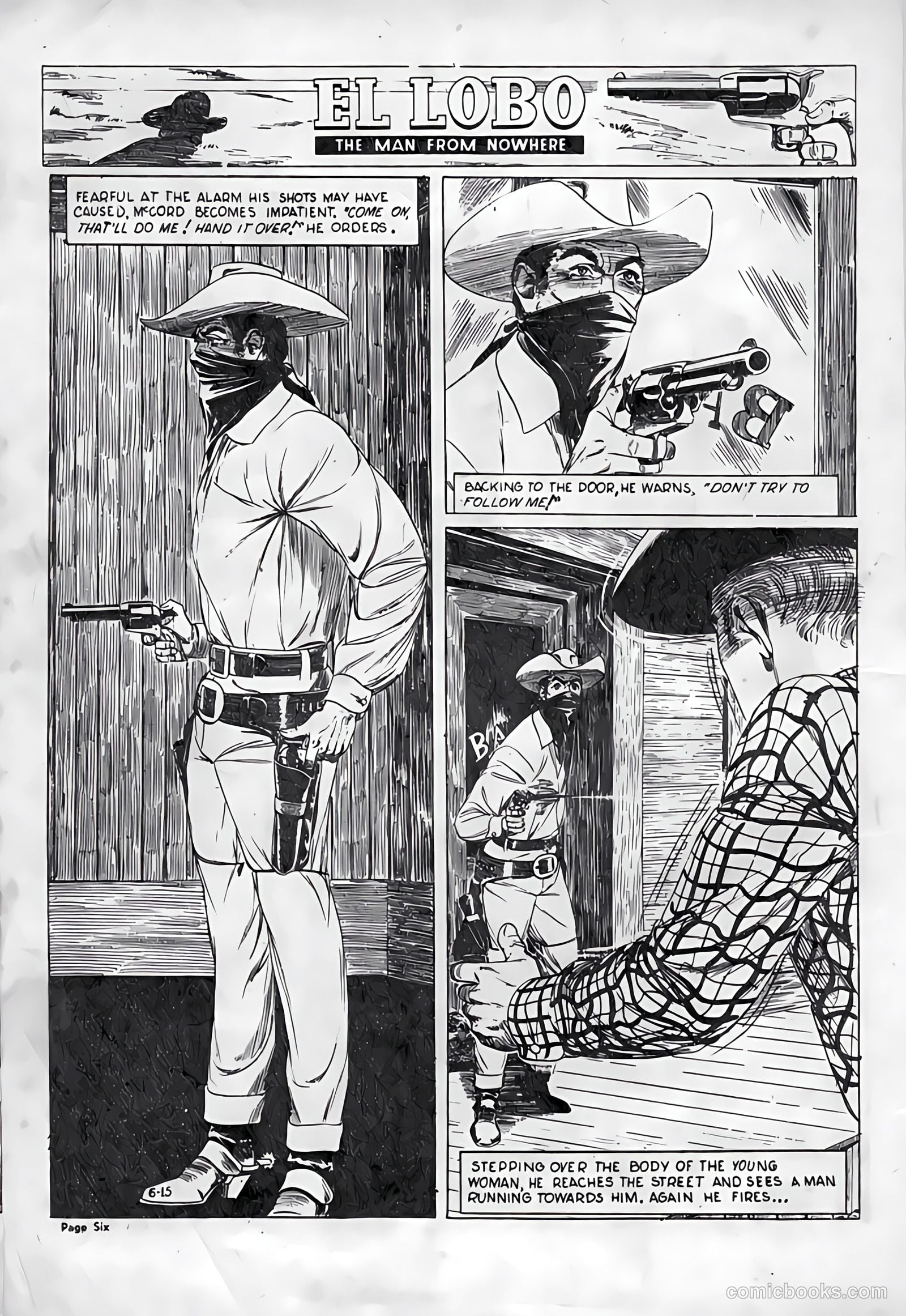 El Lobo The Man from Nowhere #15 — page 6 of 32