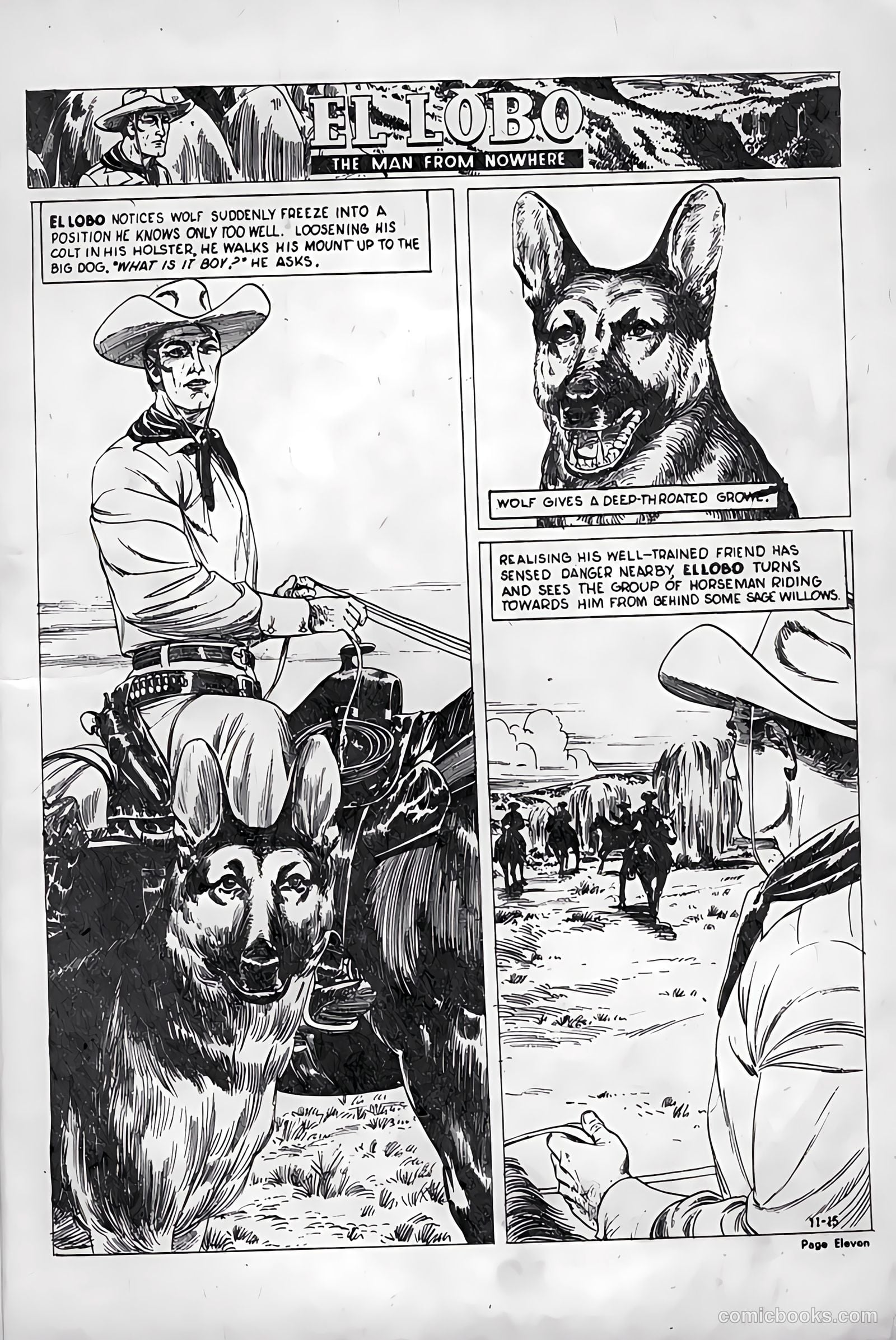 El Lobo The Man from Nowhere #15 — page 11 of 32