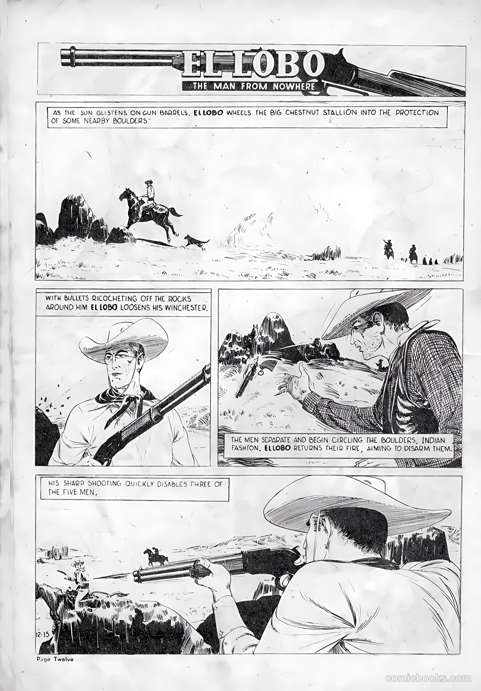 El Lobo The Man from Nowhere #15 — page 12 of 32