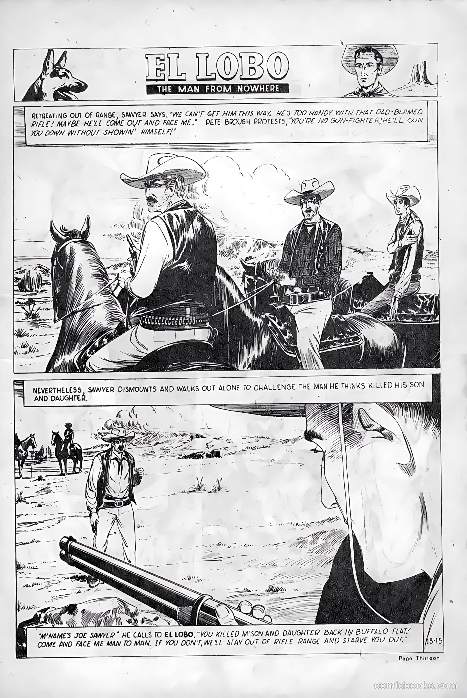 El Lobo The Man from Nowhere #15 — page 13 of 32