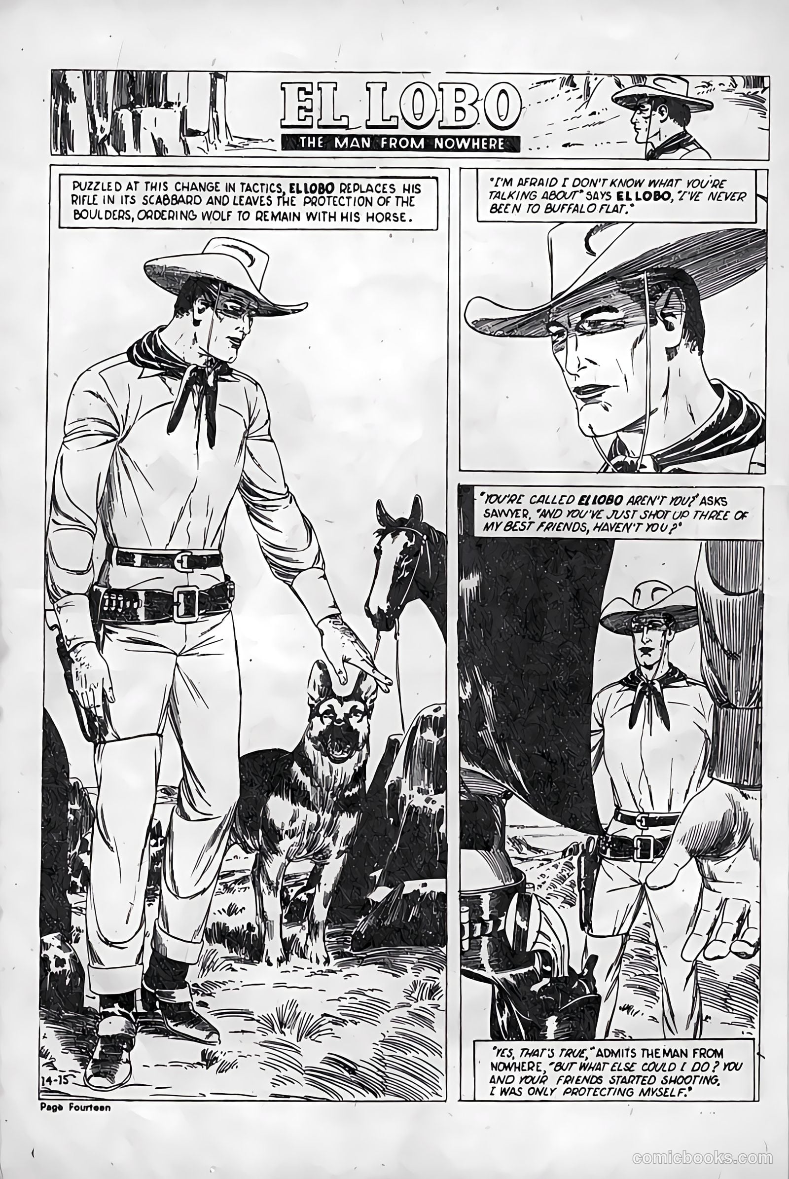 El Lobo The Man from Nowhere #15 — page 14 of 32