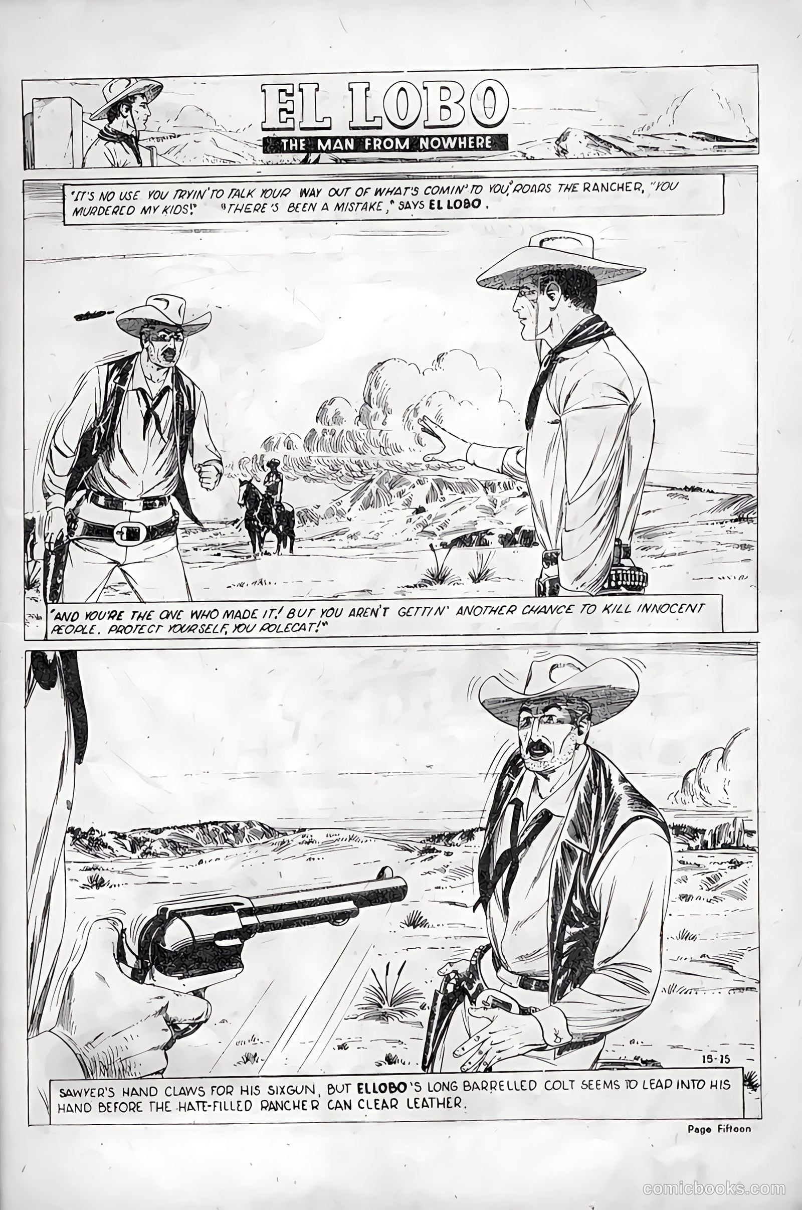 El Lobo The Man from Nowhere #15 — page 15 of 32
