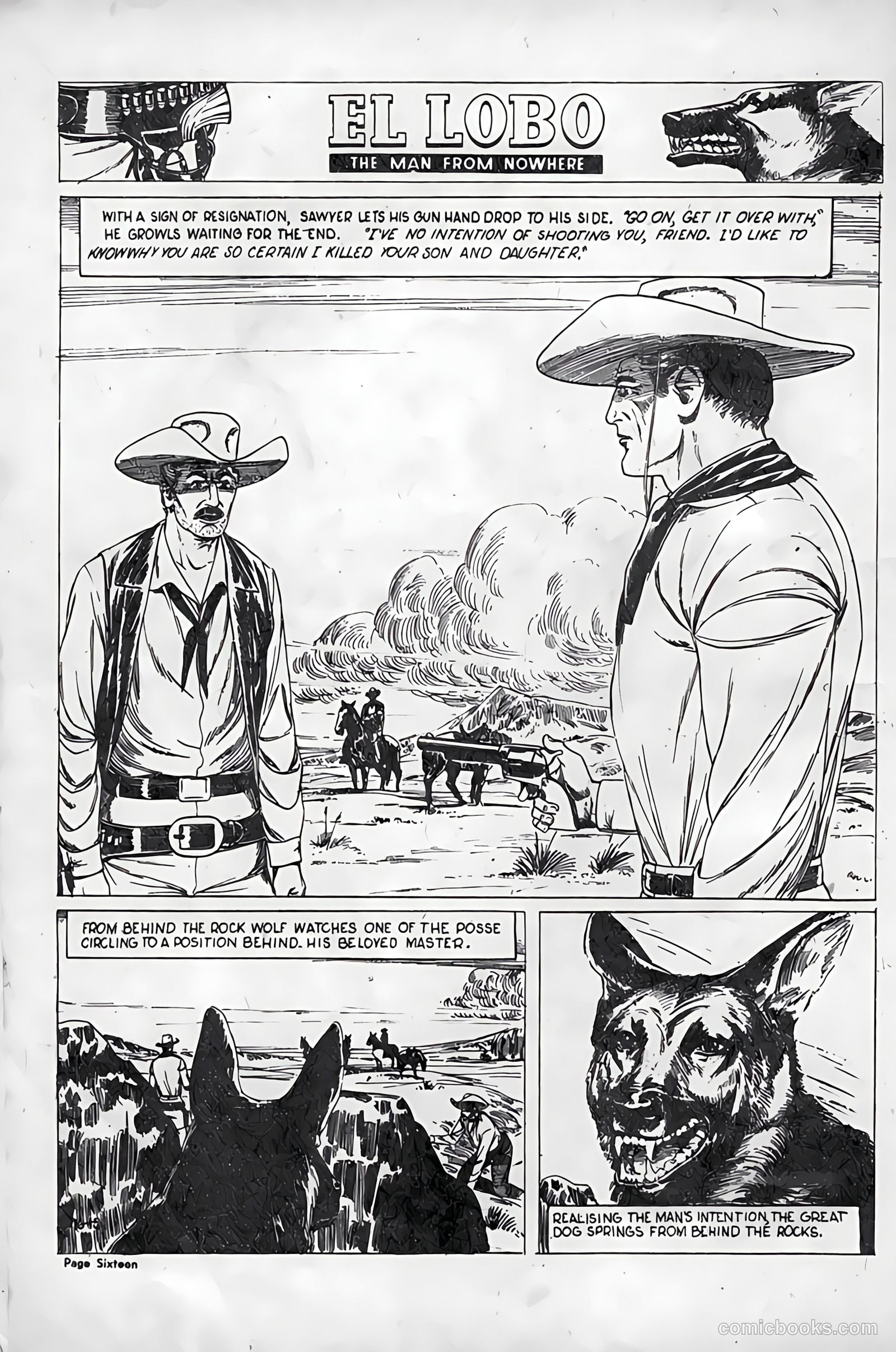 El Lobo The Man from Nowhere #15 — page 16 of 32