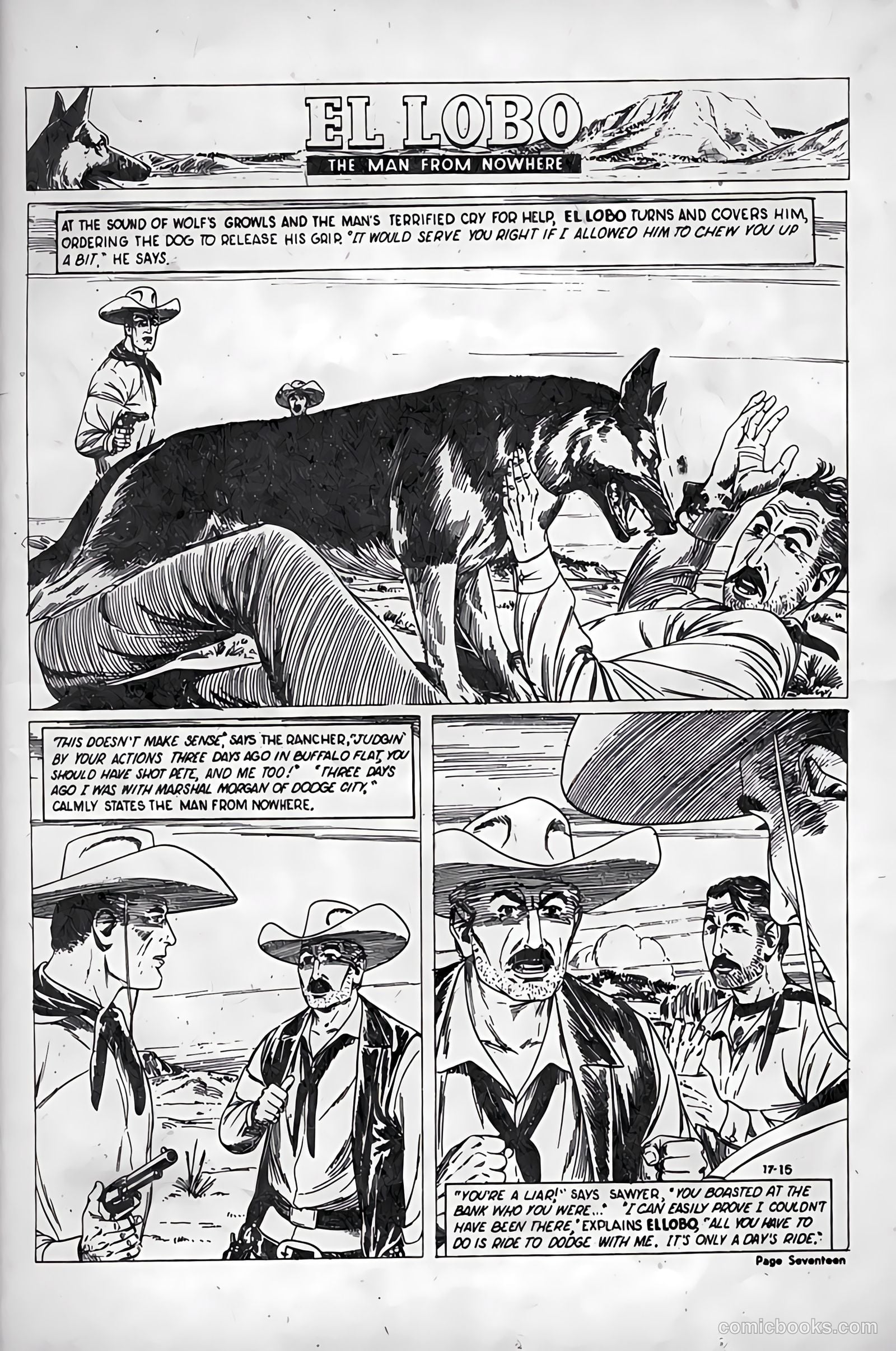 El Lobo The Man from Nowhere #15 — page 17 of 32