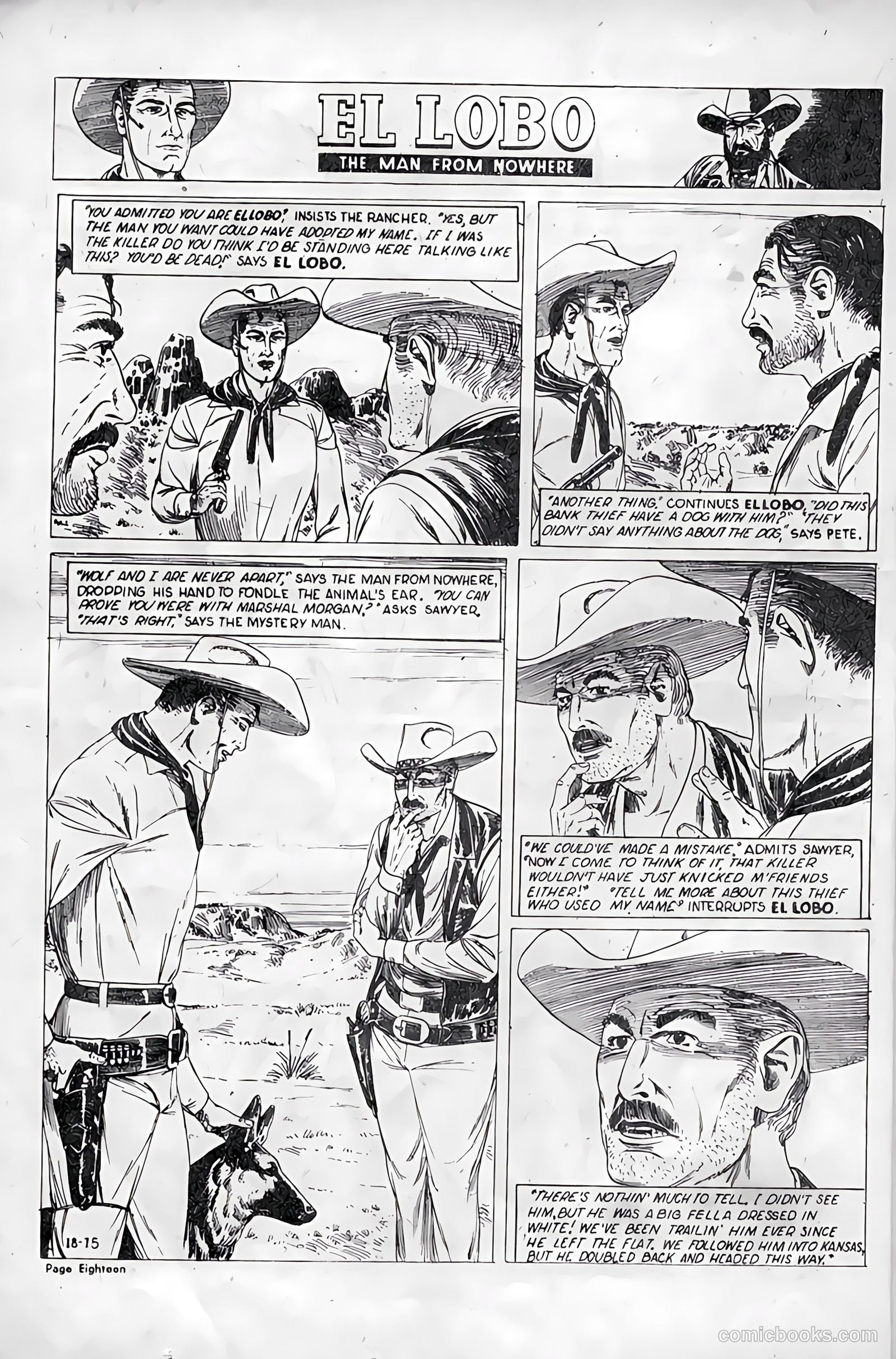 El Lobo The Man from Nowhere #15 — page 18 of 32