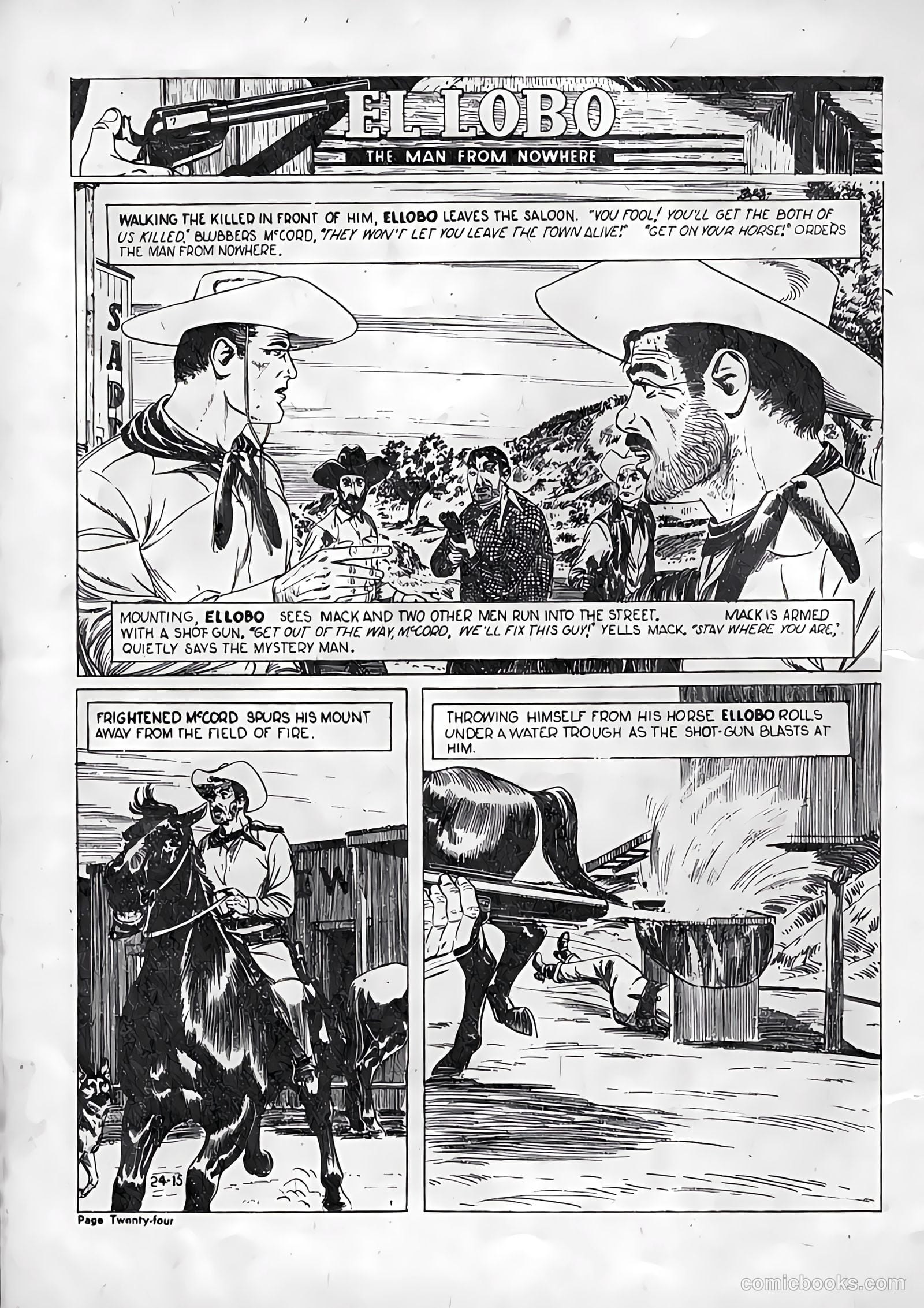 El Lobo The Man from Nowhere #15 — page 24 of 32