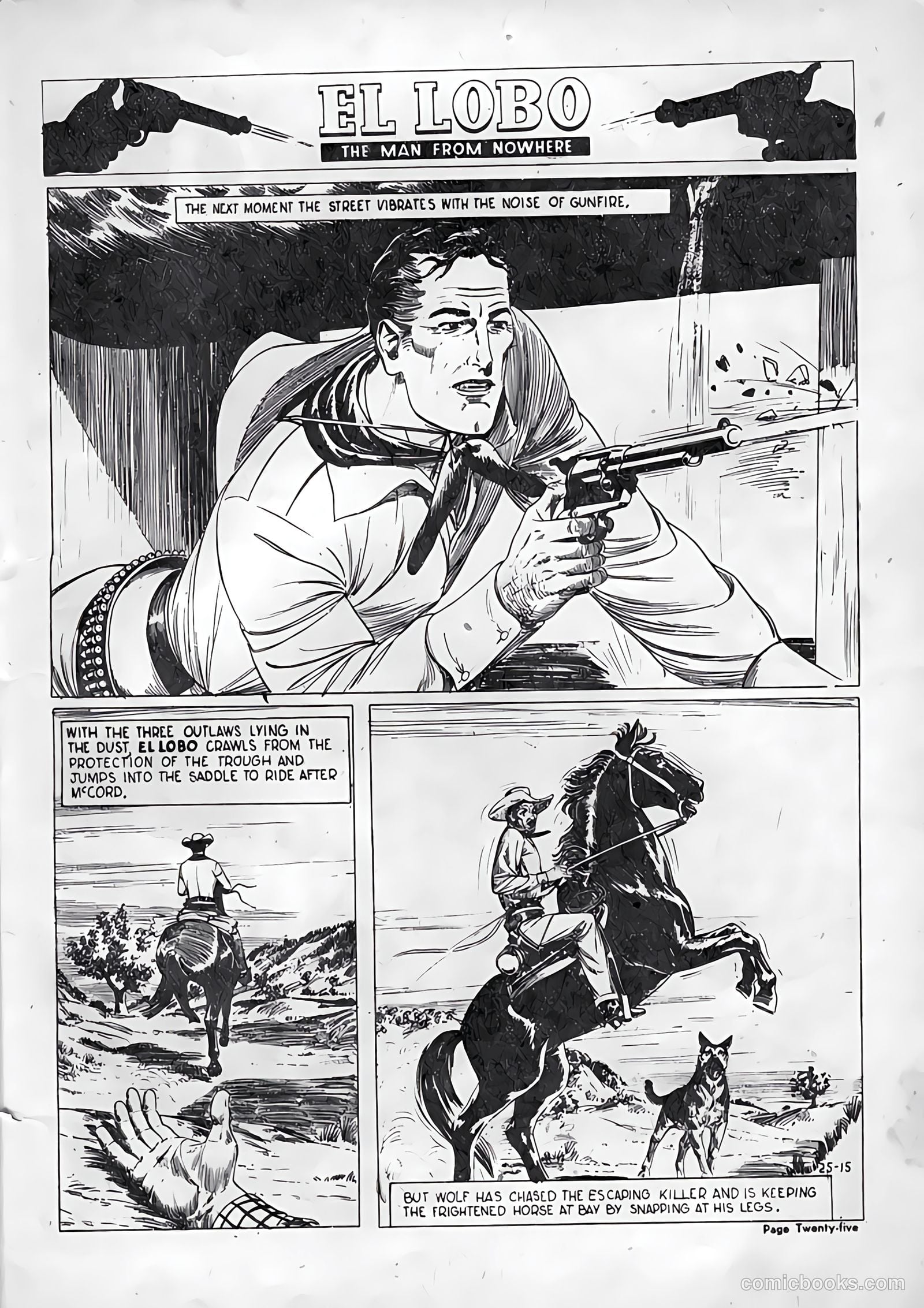 El Lobo The Man from Nowhere #15 — page 25 of 32