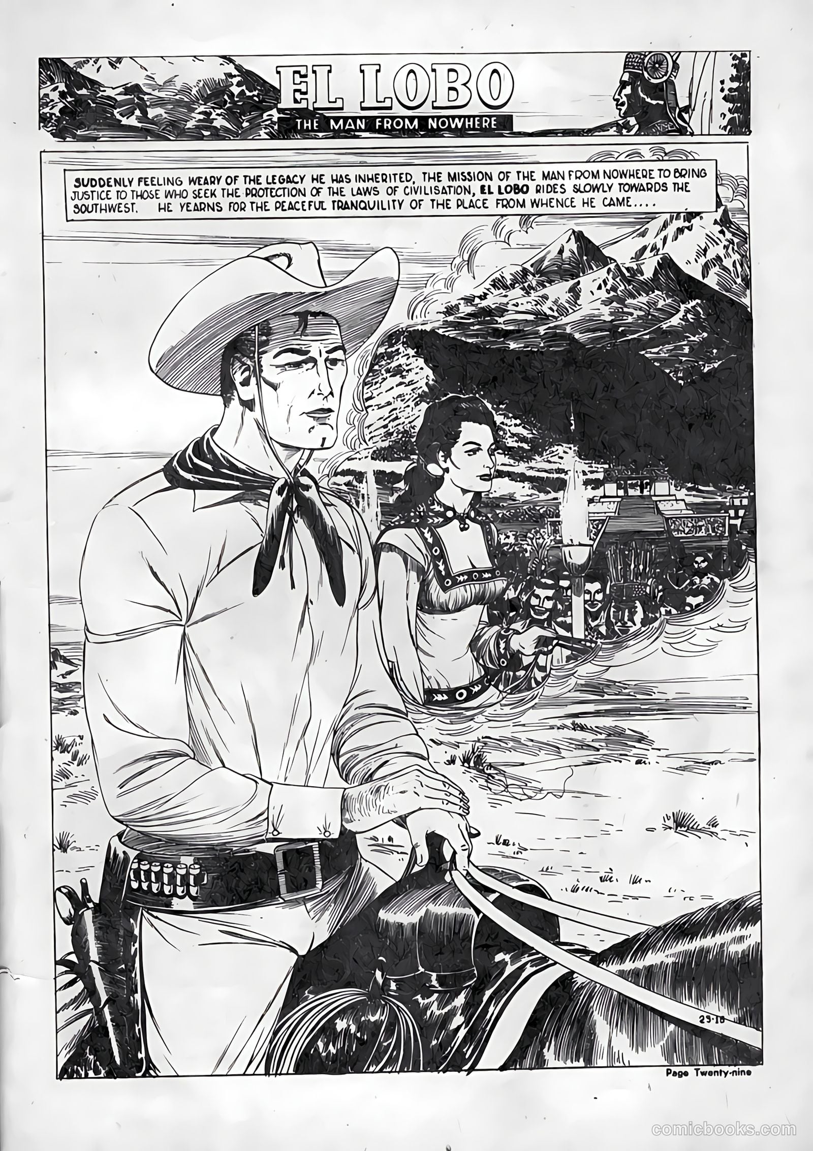 El Lobo The Man from Nowhere #15 — page 29 of 32