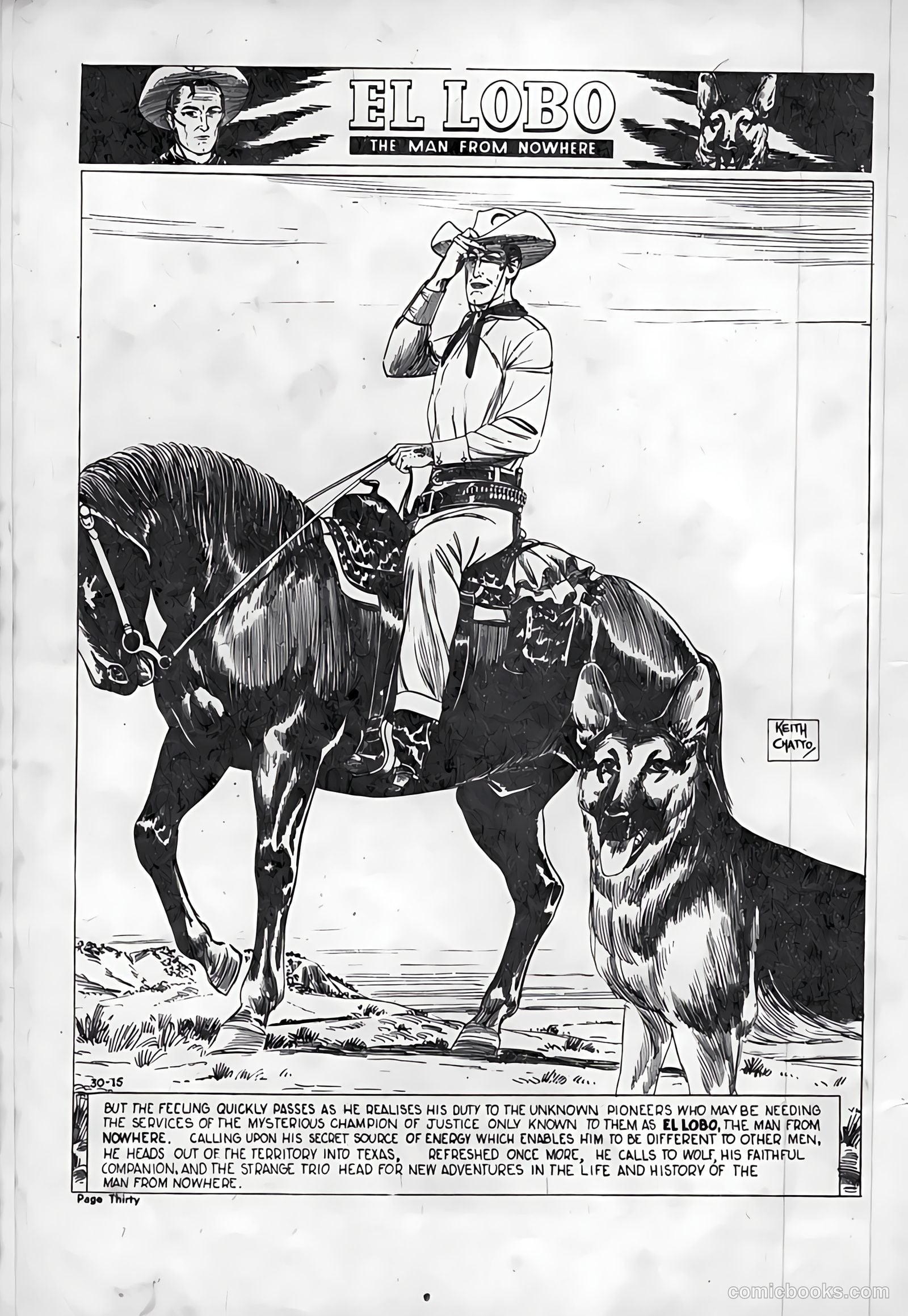 El Lobo The Man from Nowhere #15 — page 30 of 32
