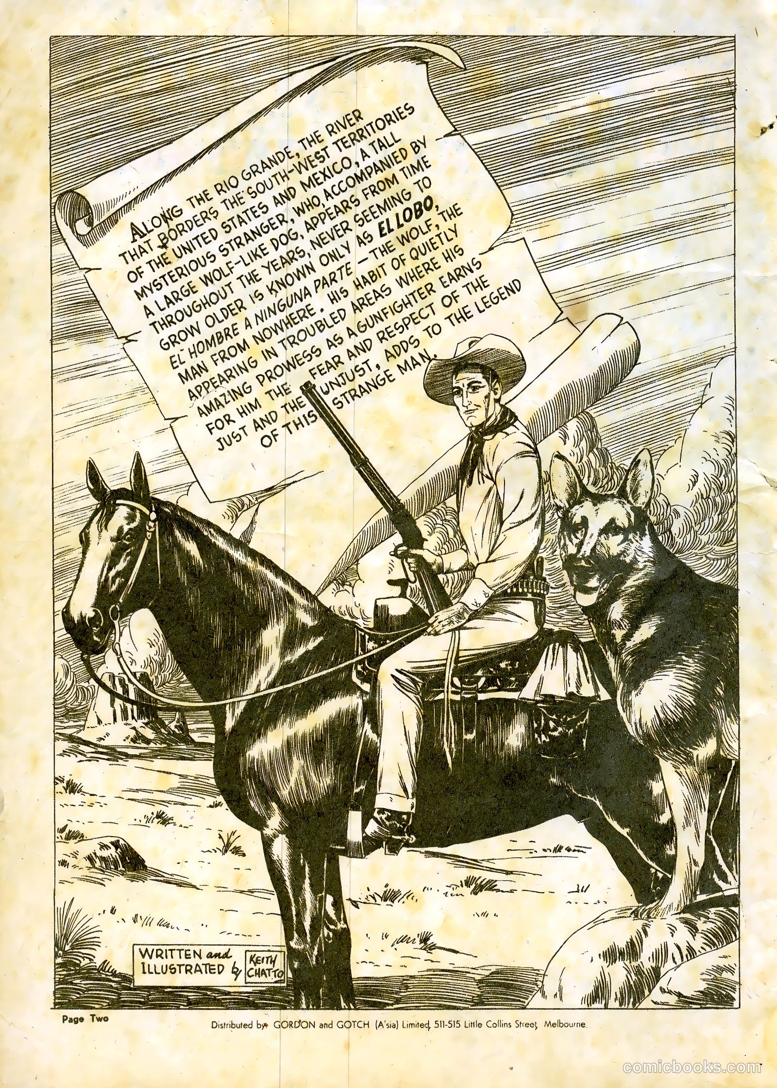 El Lobo The Man from Nowhere #18 — page 2 of 32