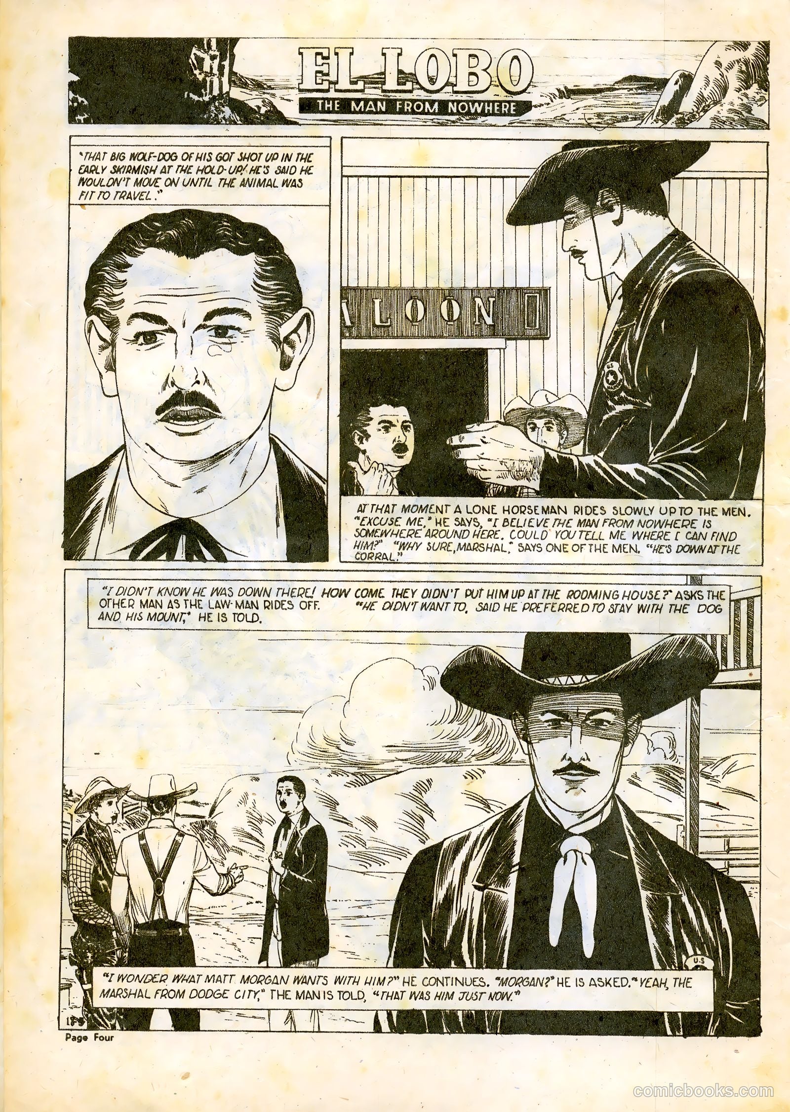 El Lobo The Man from Nowhere #18 — page 4 of 32