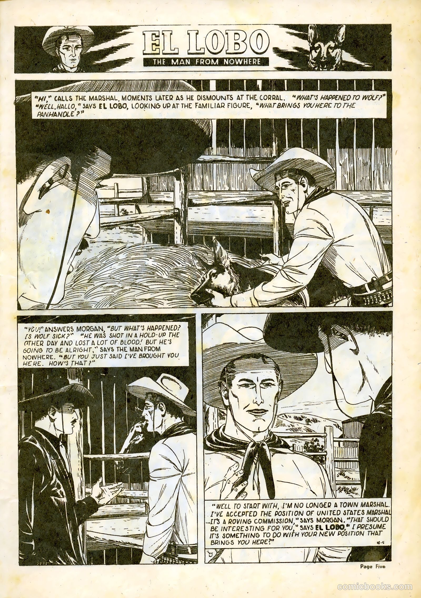 El Lobo The Man from Nowhere #18 — page 5 of 32