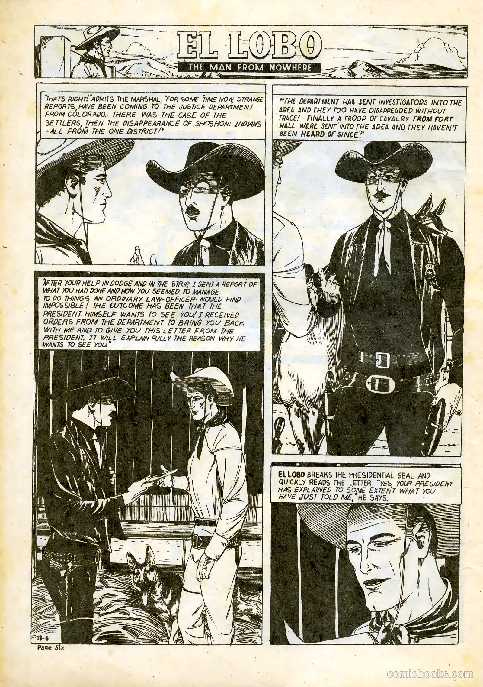 El Lobo The Man from Nowhere #18 — page 6 of 32