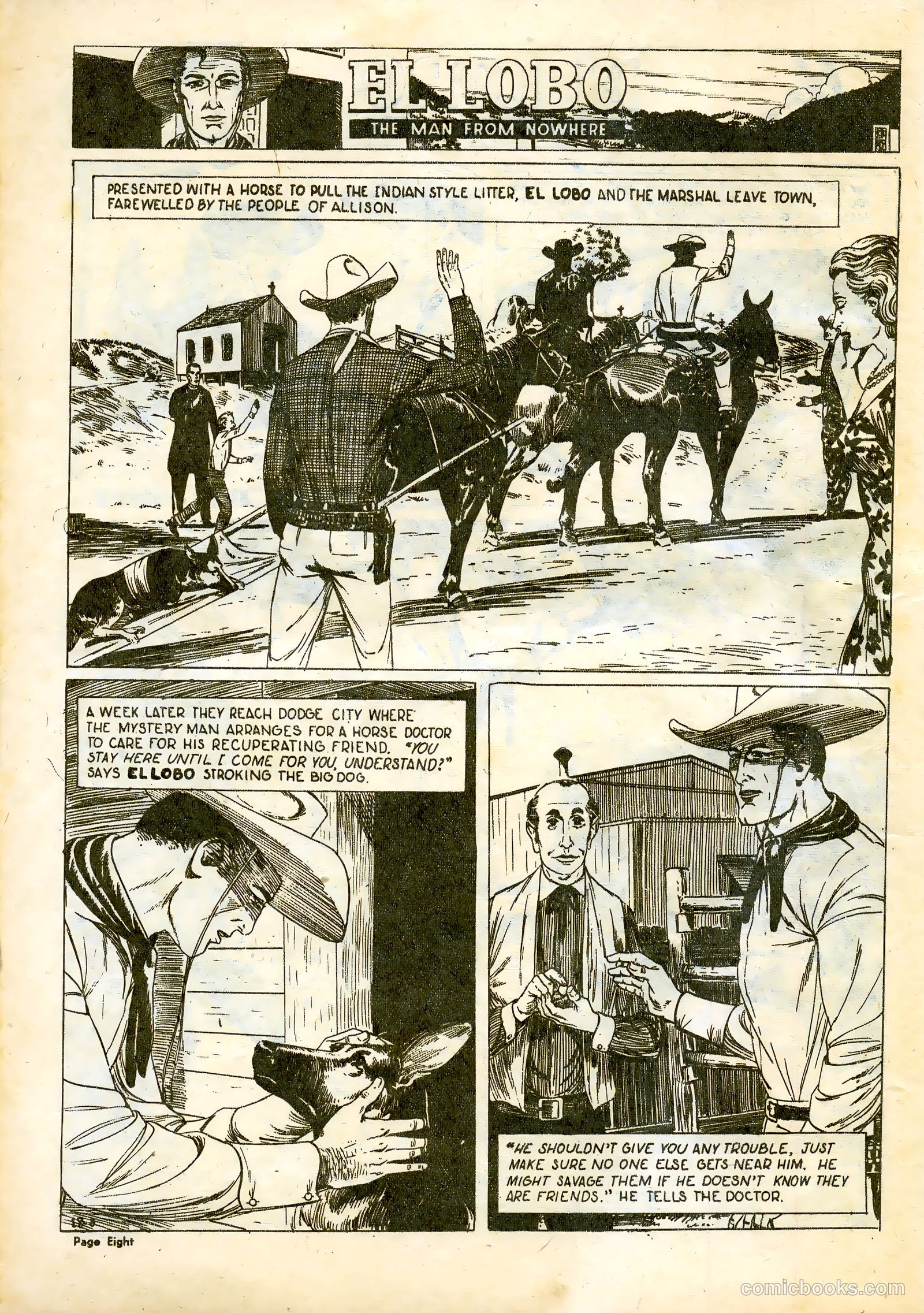 El Lobo The Man from Nowhere #18 — page 8 of 32